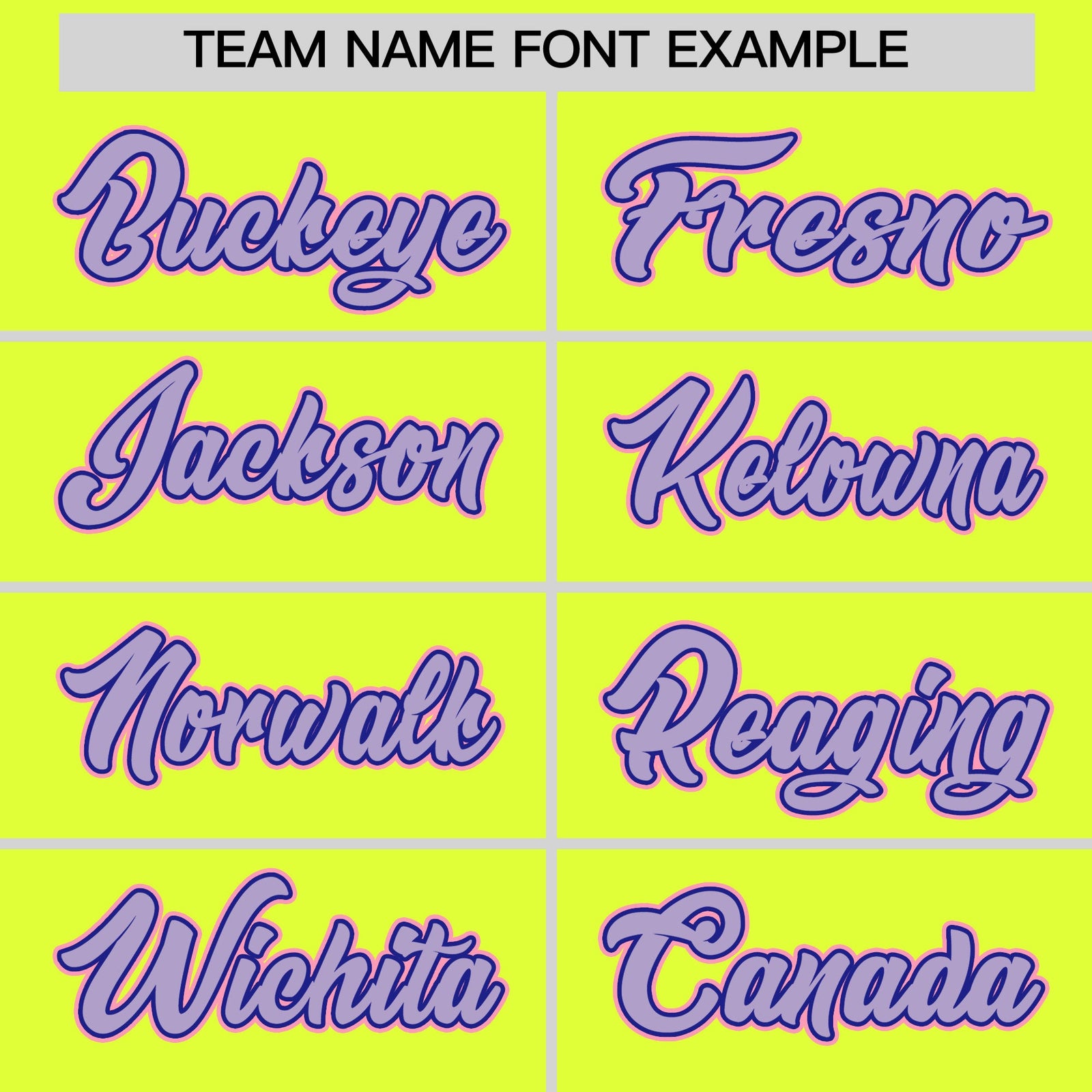 Custom Fluorescent Green Classic Style Stitched Sports Uniform Personalized For Teams Lightweight Baseball Jersey| KXKSHOP