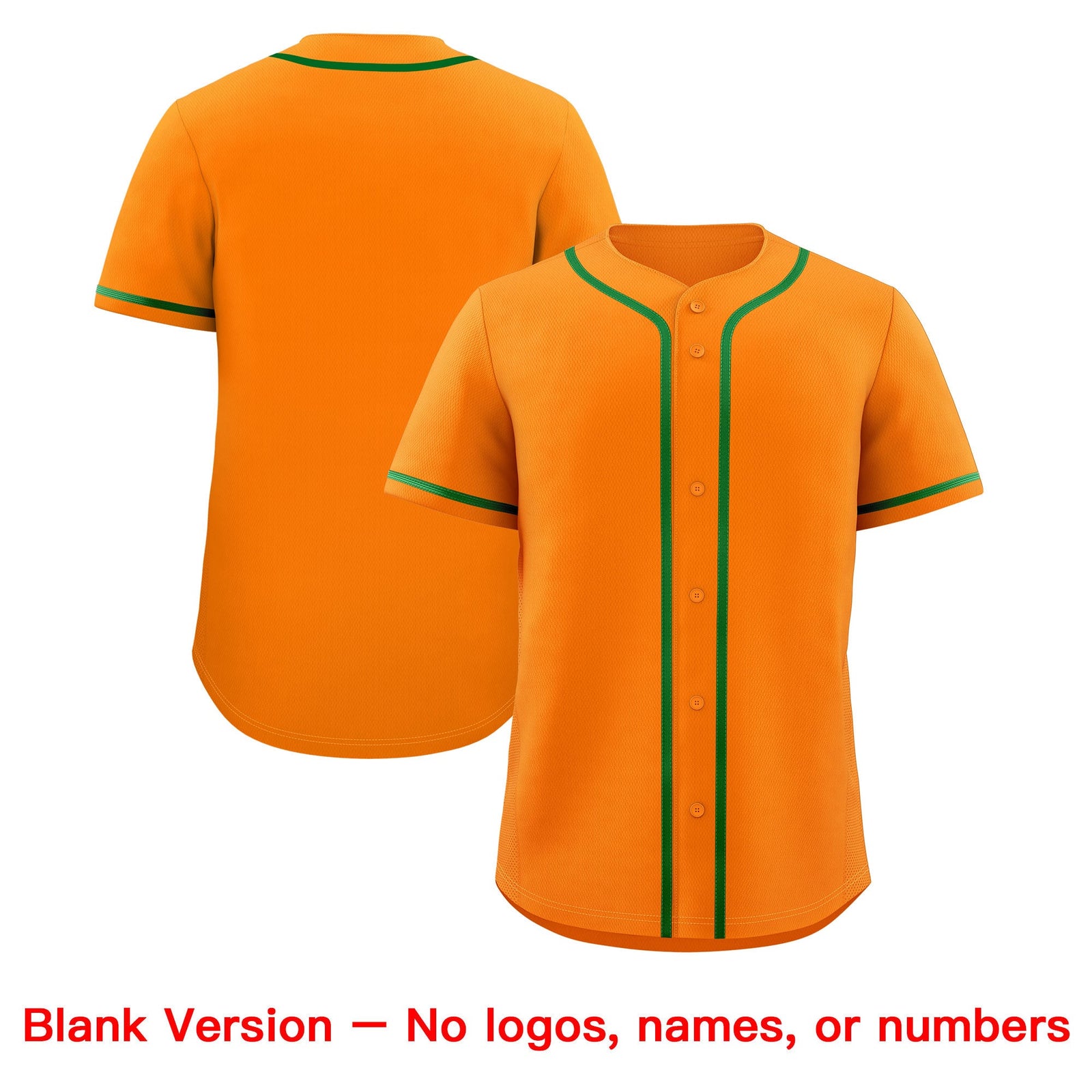 Custom Orange Classic Style Stitched Sports Uniform Personalized For Teams Lightweight Baseball Jersey| KXKSHOP