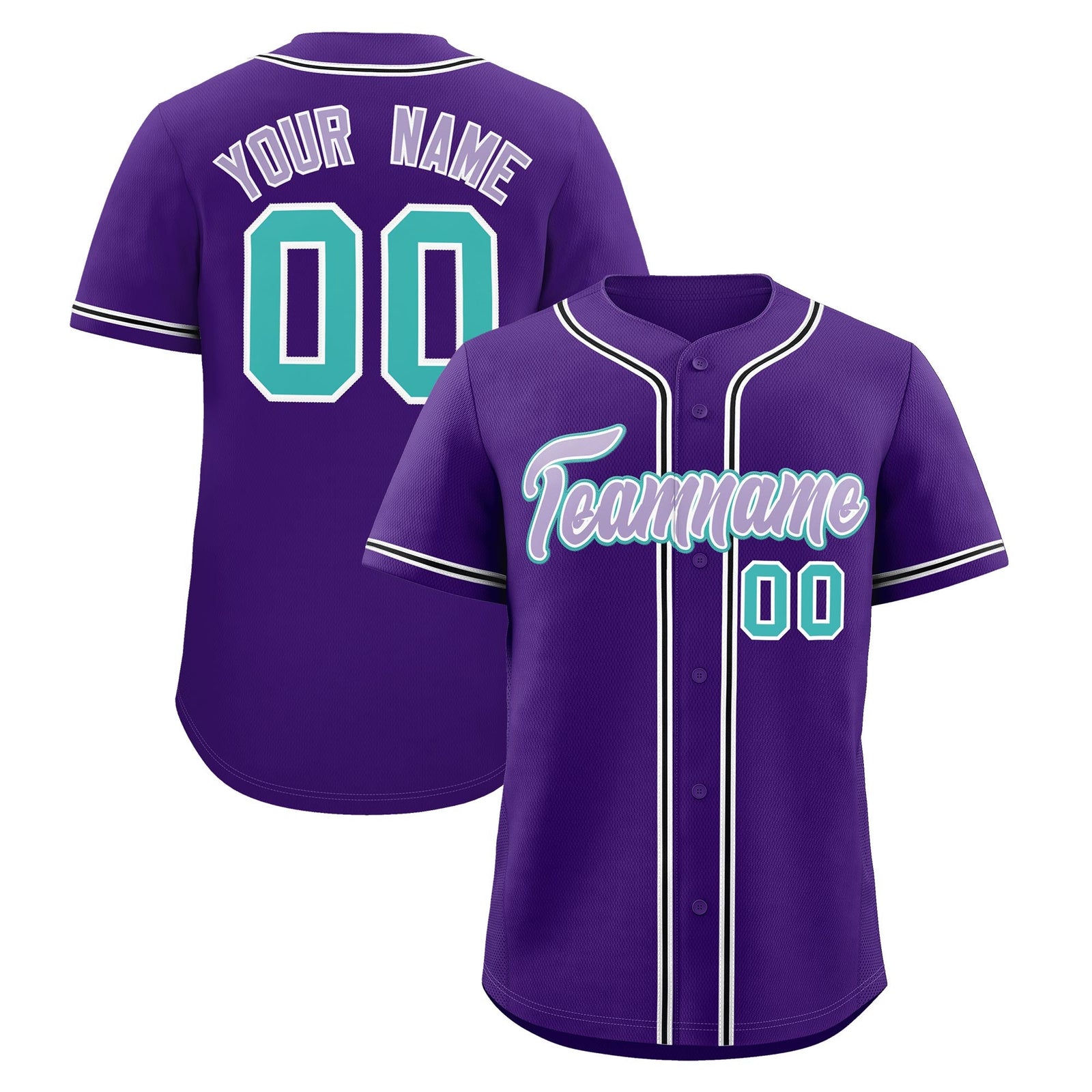 Custom Purple Classic Style Stitched Sports Uniform Personalized For Teams Lightweight Baseball Jersey| KXKSHOP
