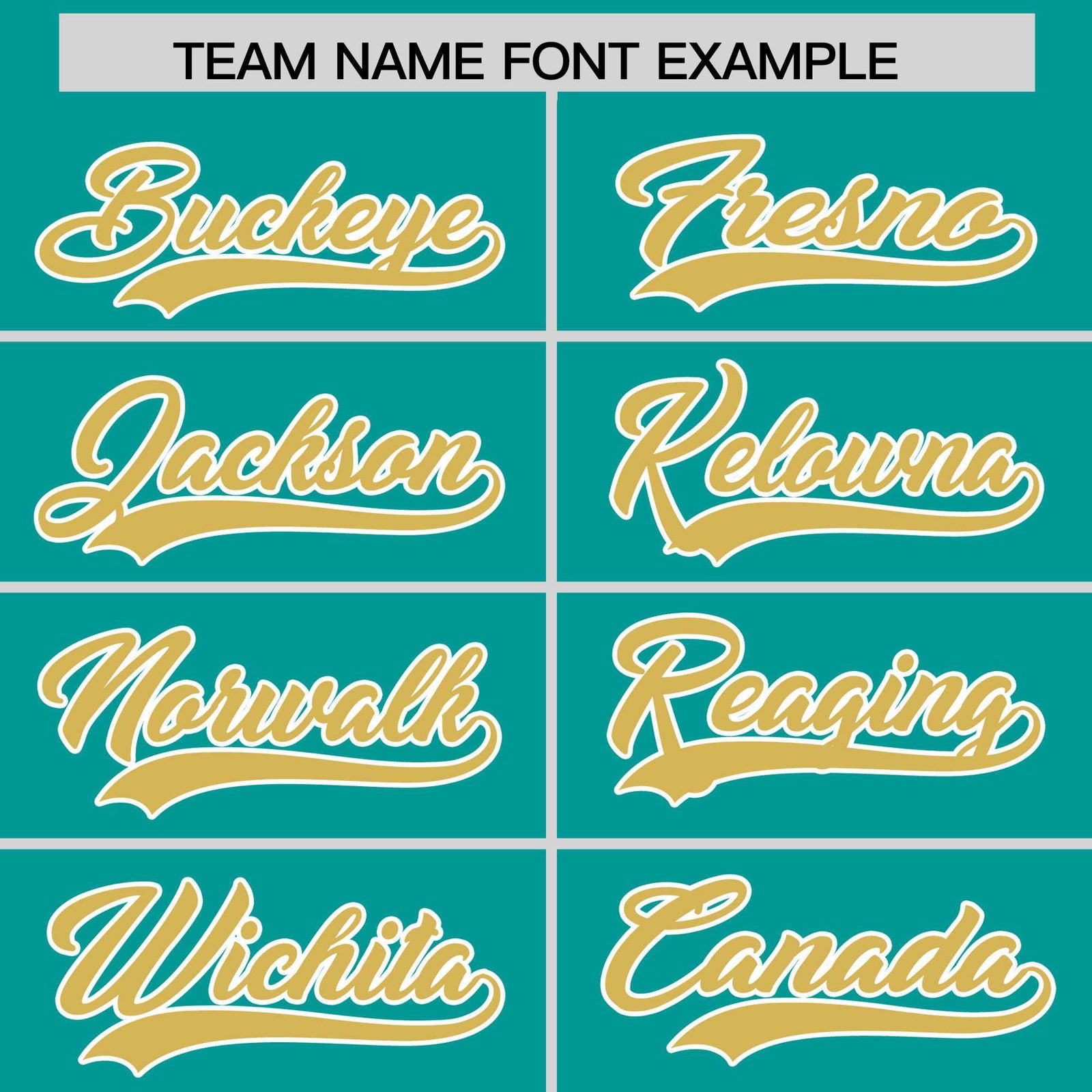 Custom Aqua Old Gold Baroque Style Personalized Baseball Jersey