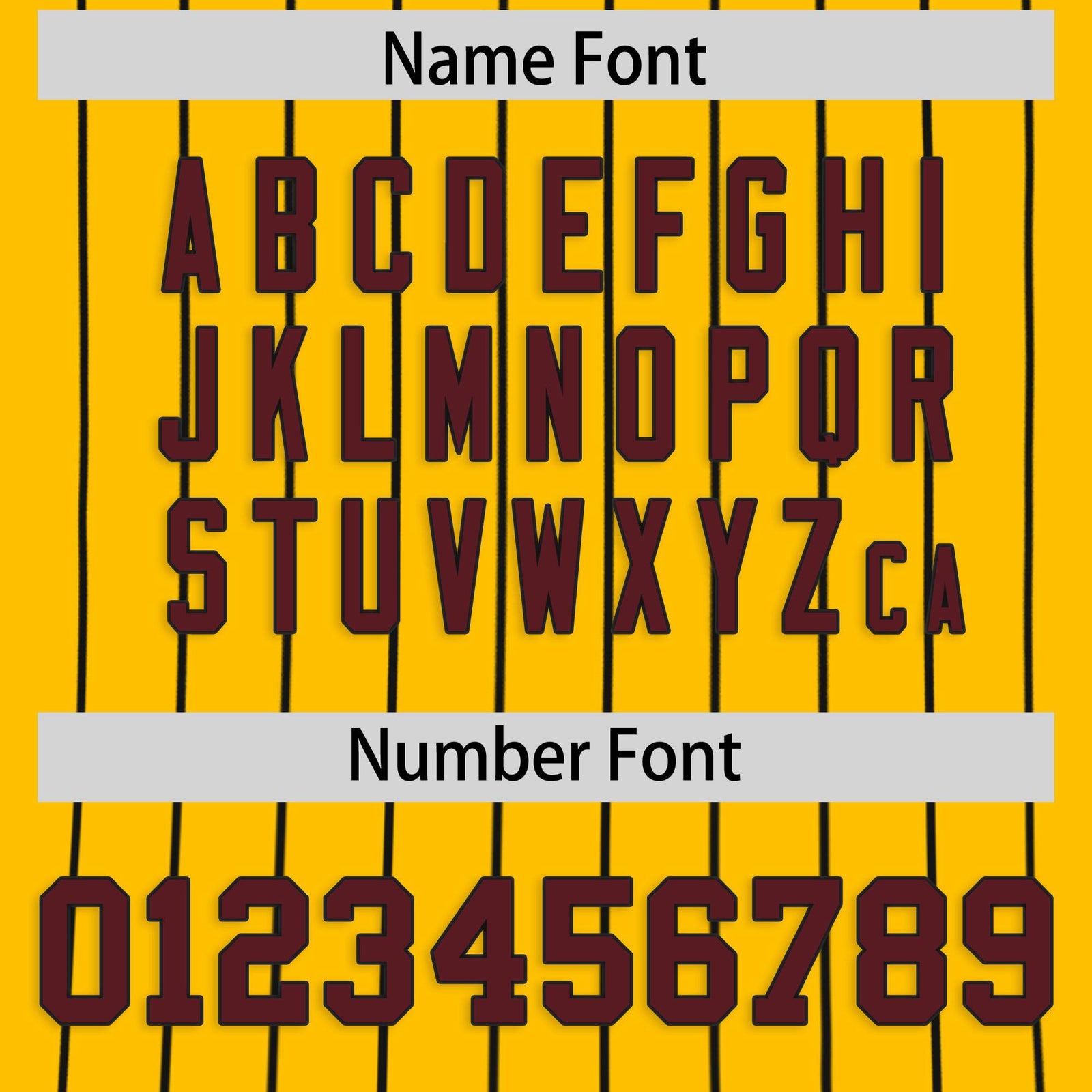 Custom Yellow Black Stripe Fashion Authentic Baseball Jersey