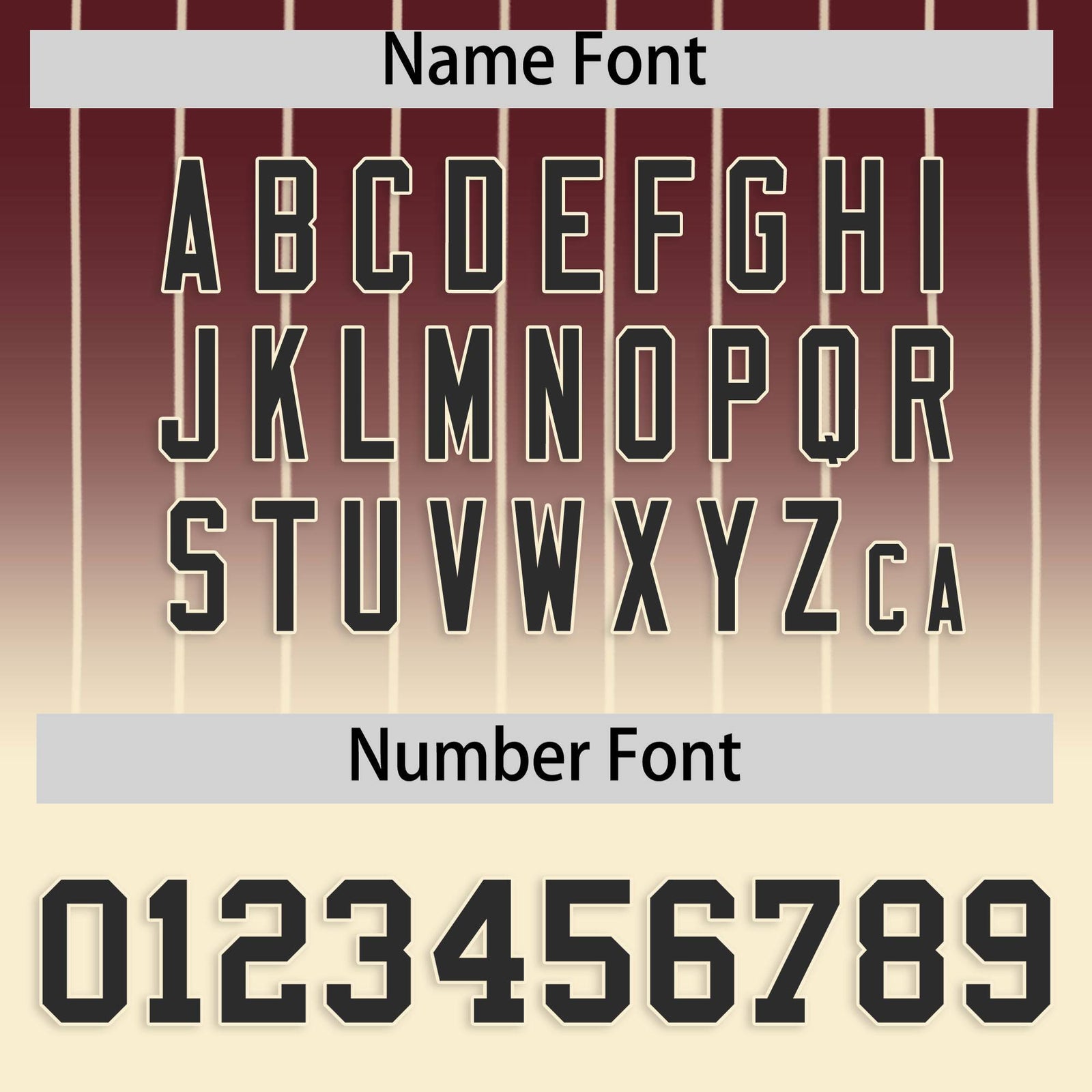 Custom Burgundy Cream Gradient Stripe Fashion Authentic Baseball Jersey