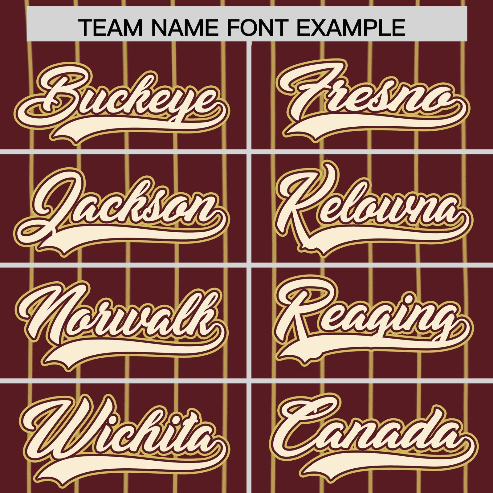 Custom Burgundy Old Gold Stripe Fashion Authentic Baseball Jersey