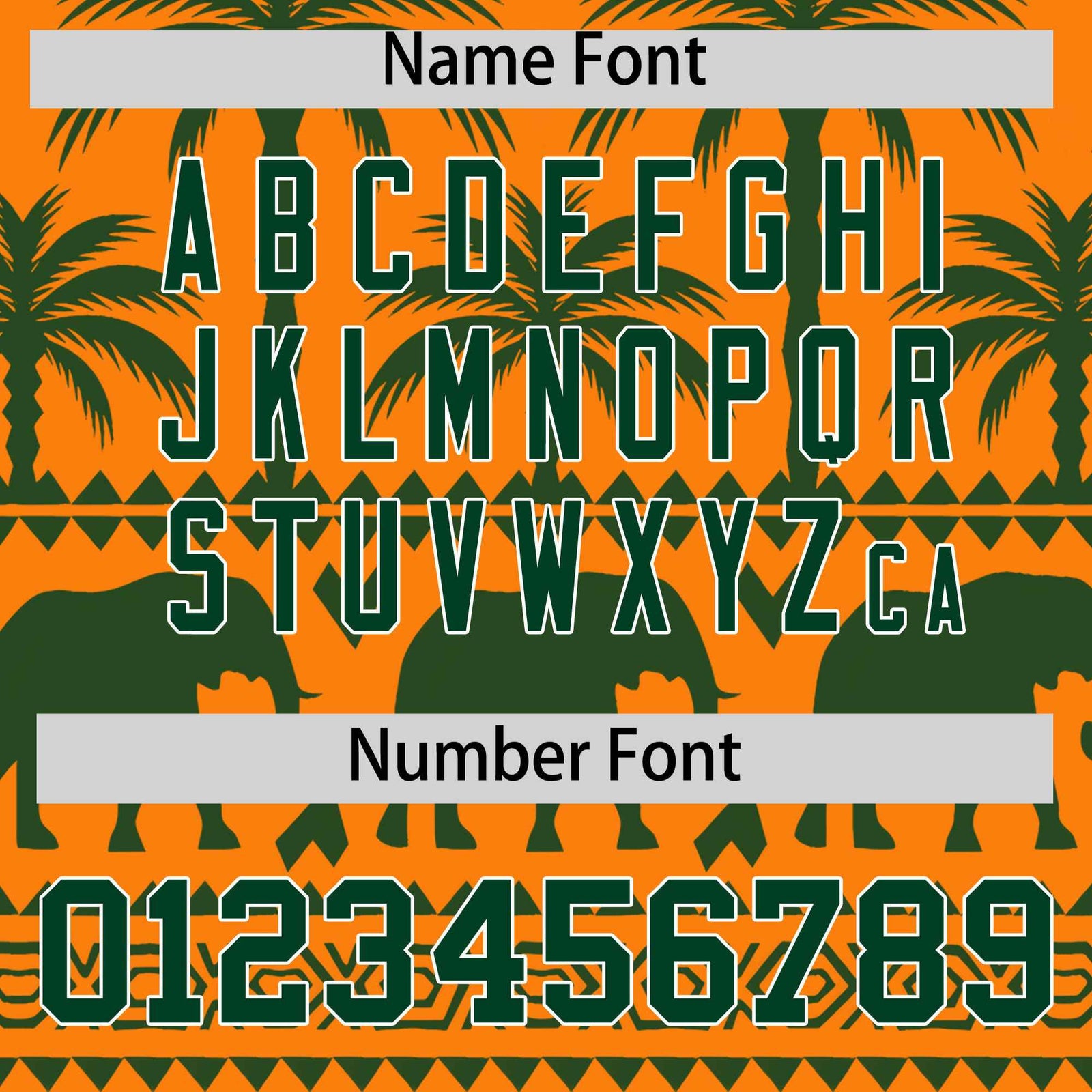 Custom Orange Green Graffiti Pattern Personalized Bossinia Style Authentic Baseball Jersey