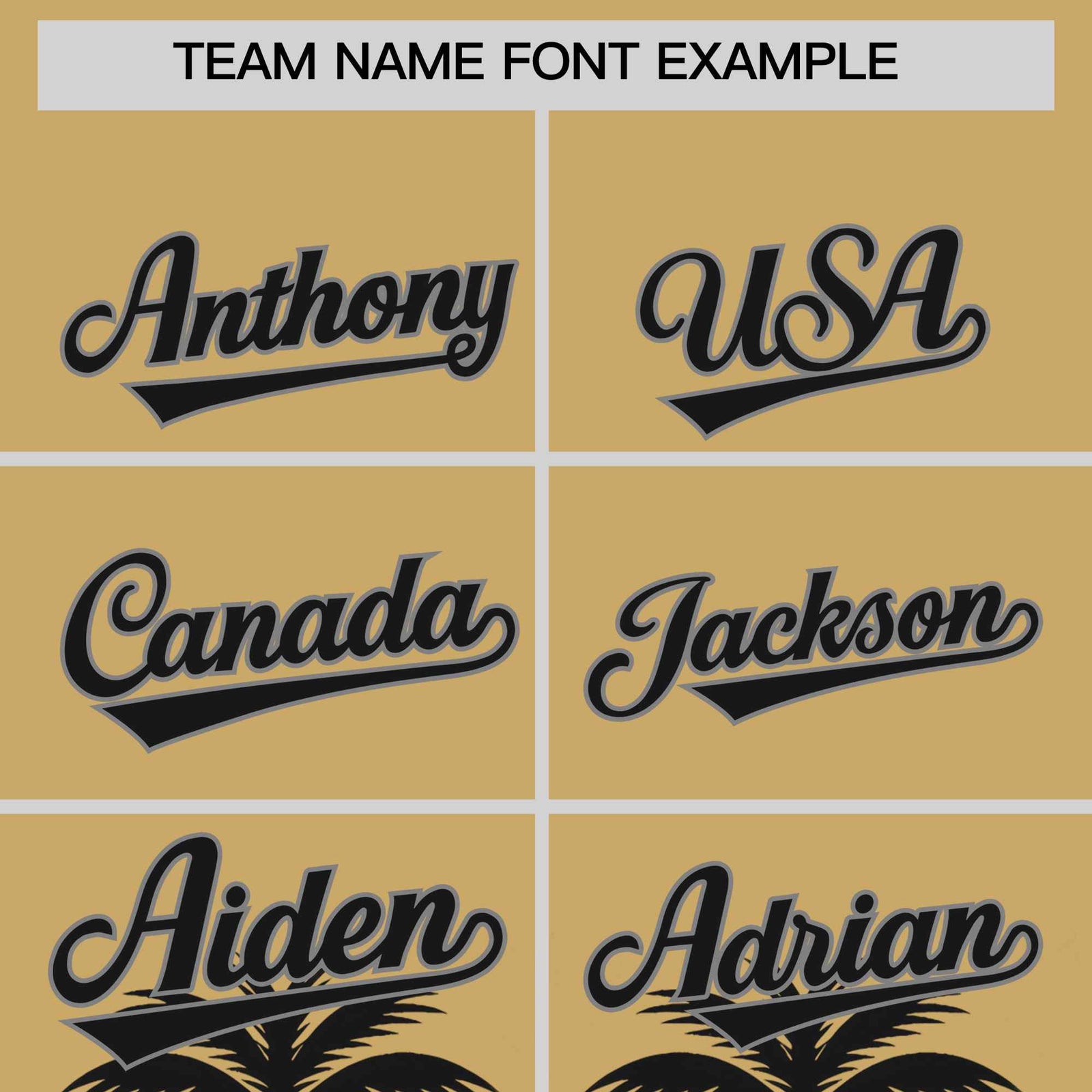 Custom Khaki Black Graffiti Pattern Personalized Bossinia Style Authentic Baseball Jersey