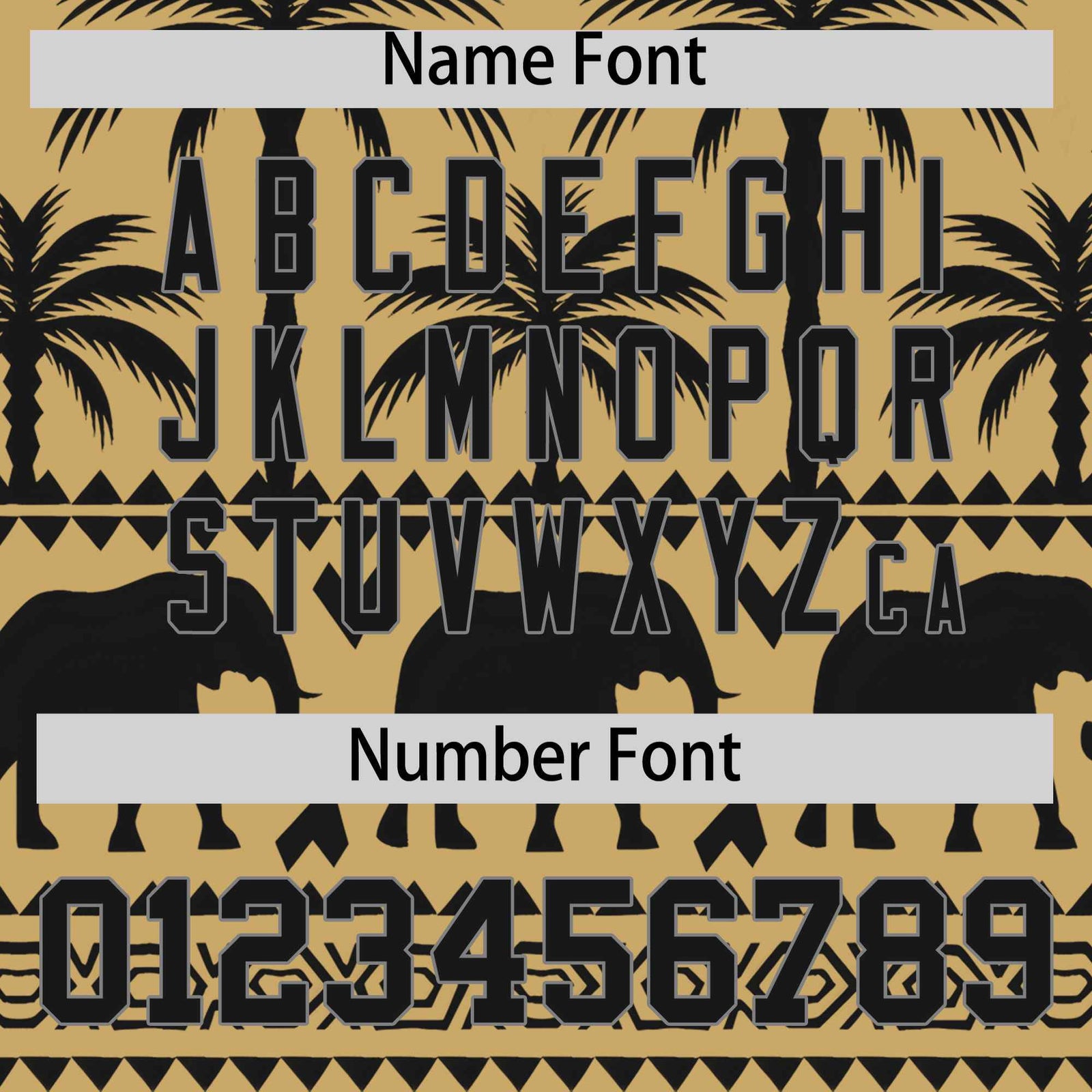 Custom Khaki Black Graffiti Pattern Personalized Bossinia Style Authentic Baseball Jersey