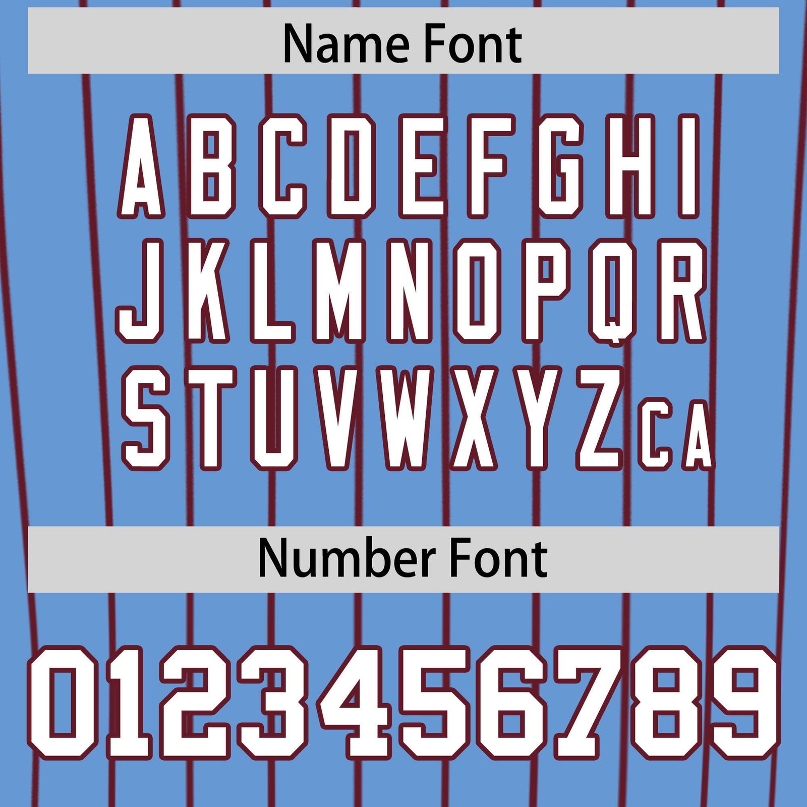 Custom Powder Blue Maroon Stripe Fashion Authentic Baseball Jersey