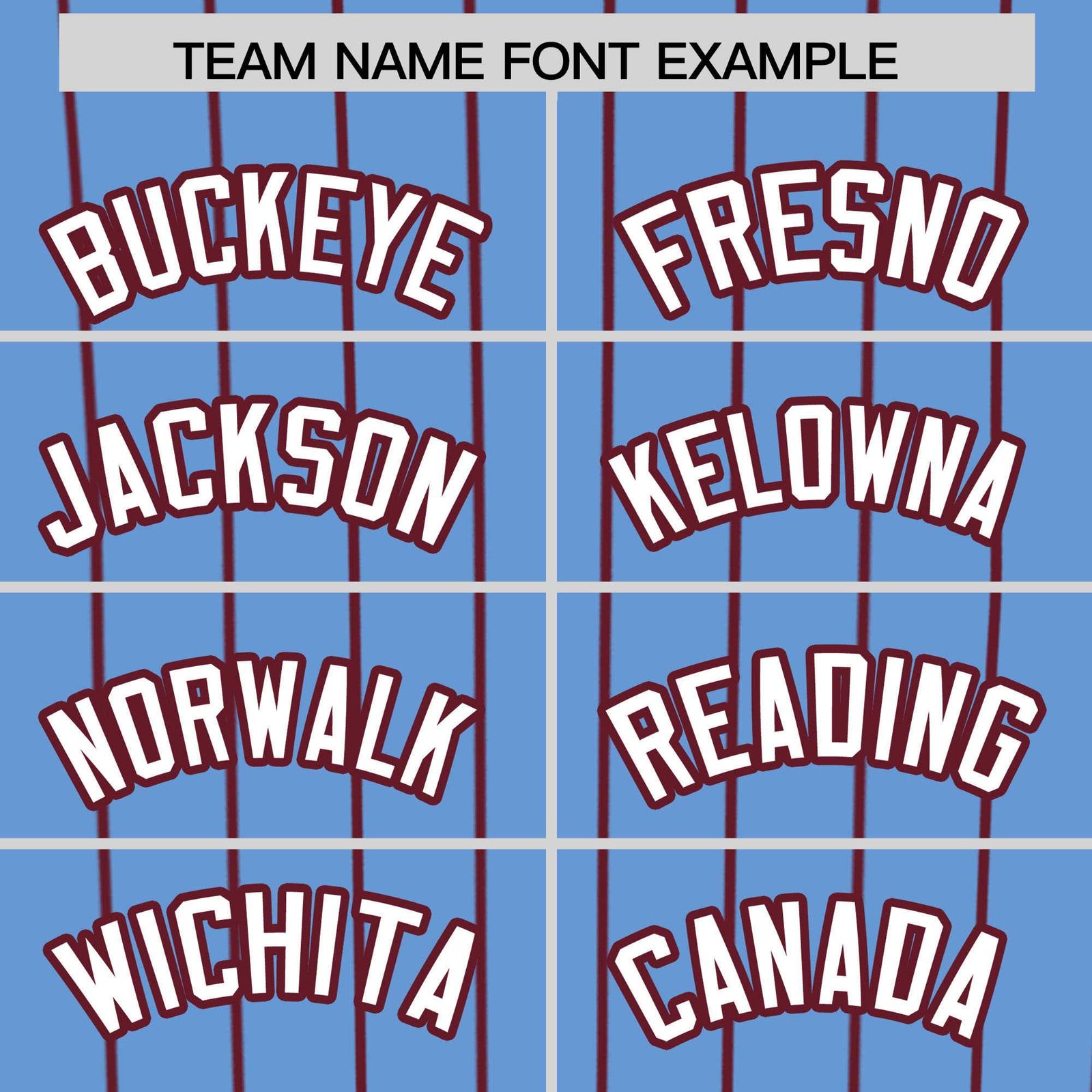 Custom Powder Blue Maroon Stripe Fashion Authentic Baseball Jersey