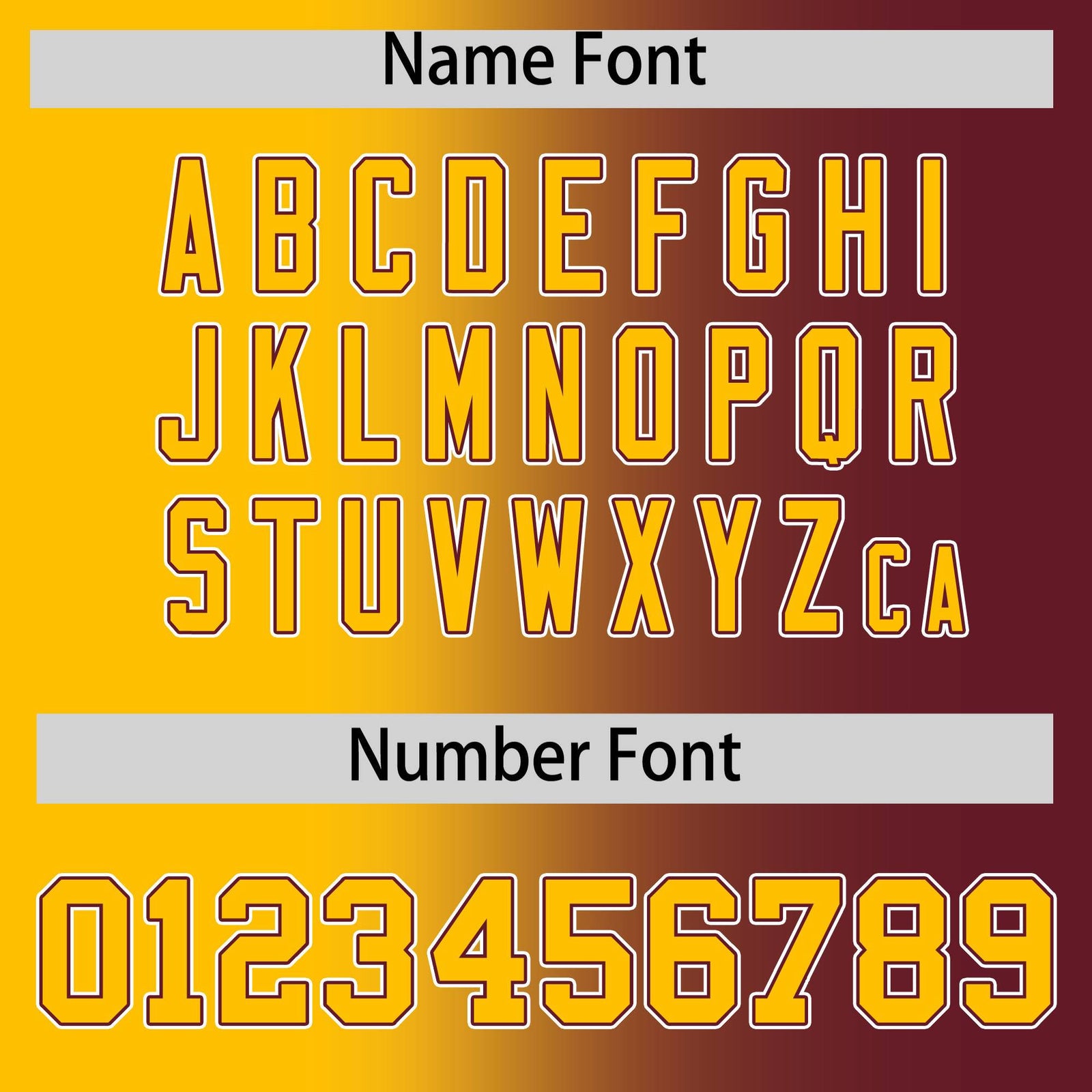 Custom Yellow Maroon Two Tone Gradient Fashion Authentic Baseball Jersey