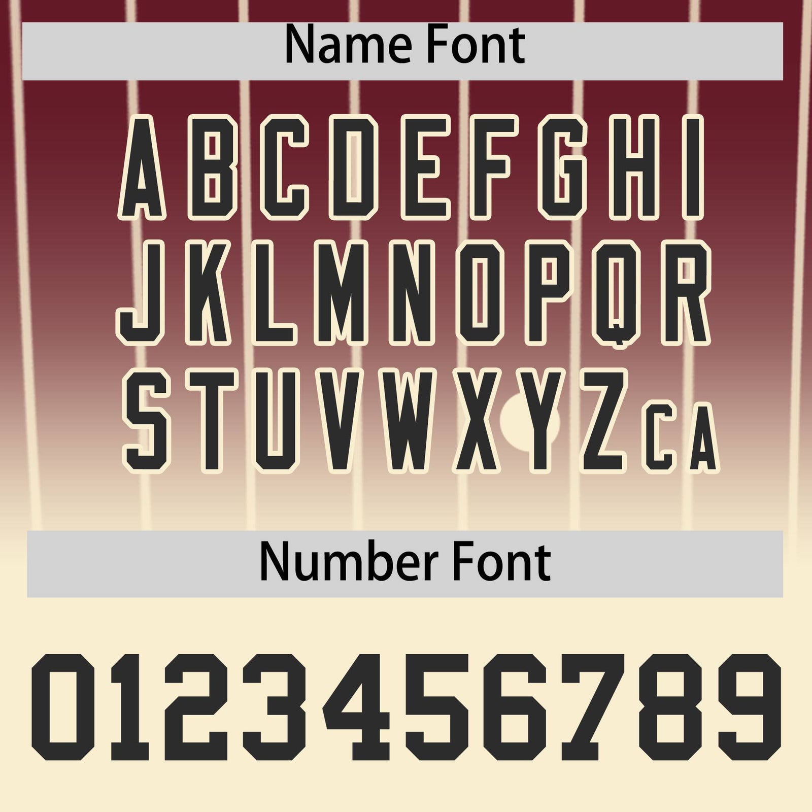 Custom Maroon Cream Gradient Stripe Fashion Authentic Baseball Jersey