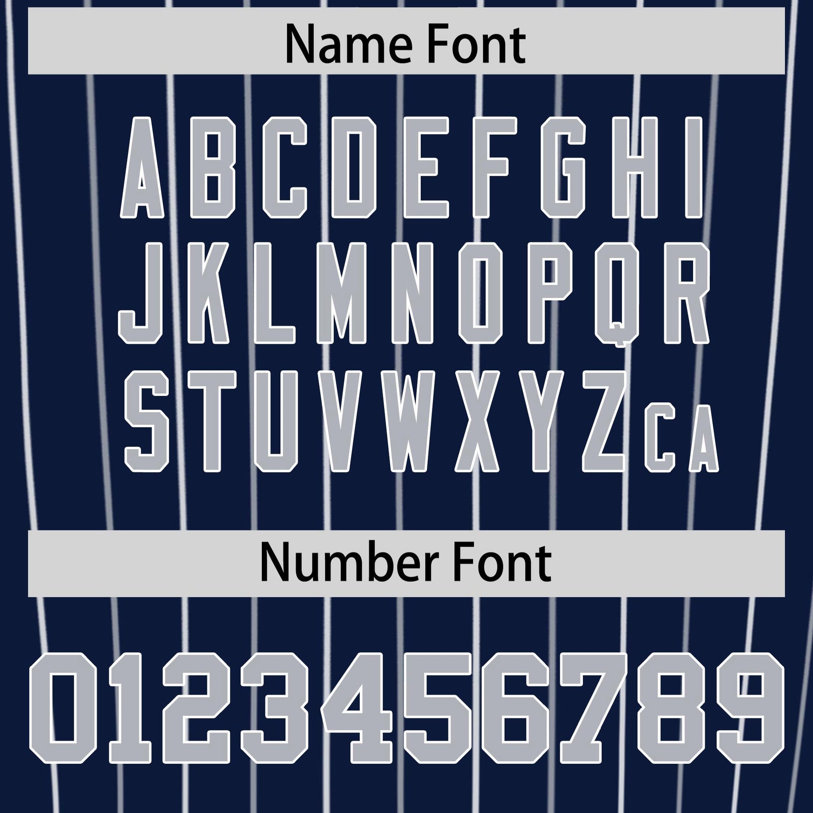 Custom Navy Gray and White Bi-Color Stripes Fashion Authentic Baseball Jersey