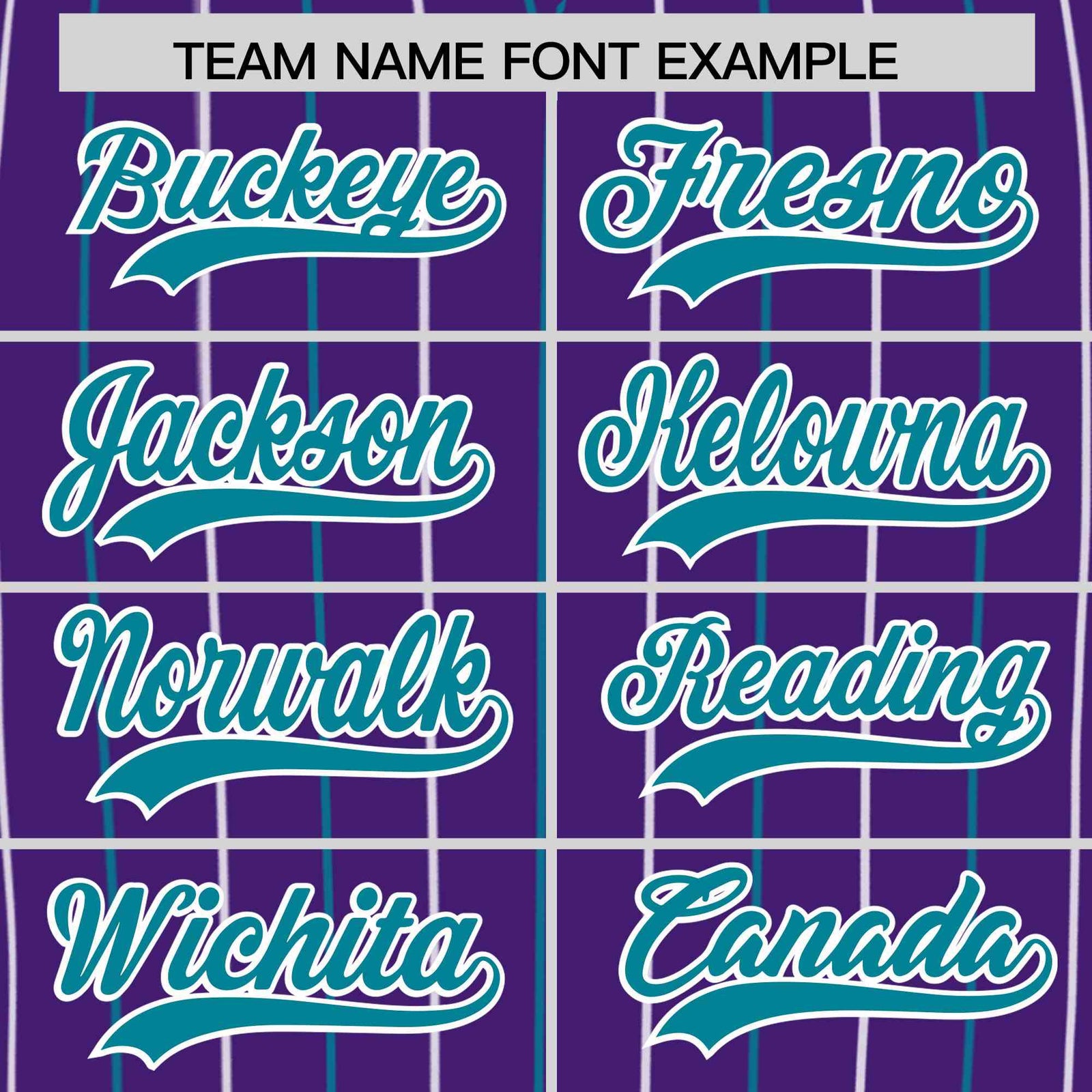 Custom Purple Teal and White Bi-Color Stripes Fashion Authentic Baseball Jersey