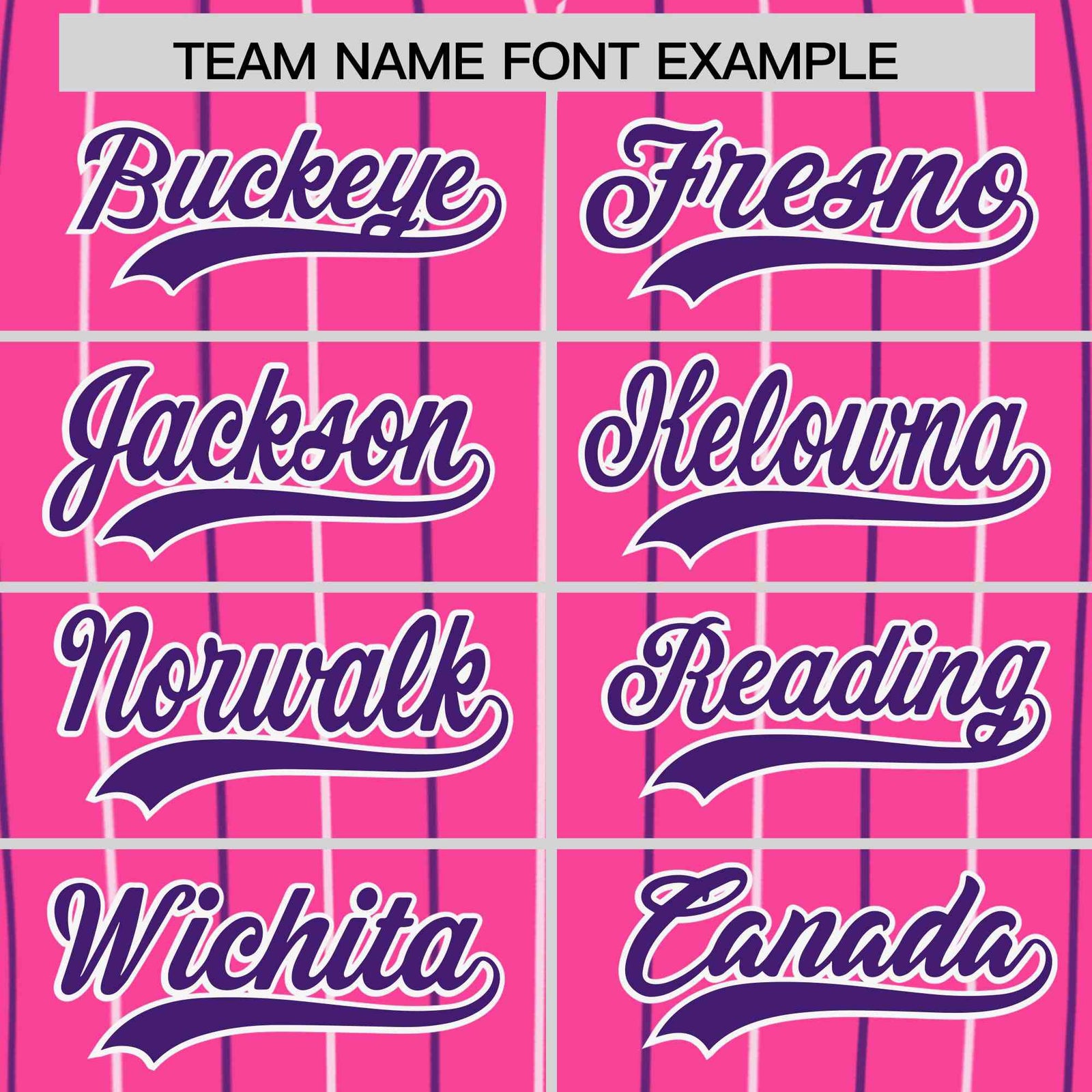 Custom Pink White and Purple Bi-Color Stripes Fashion Authentic Baseball Jersey