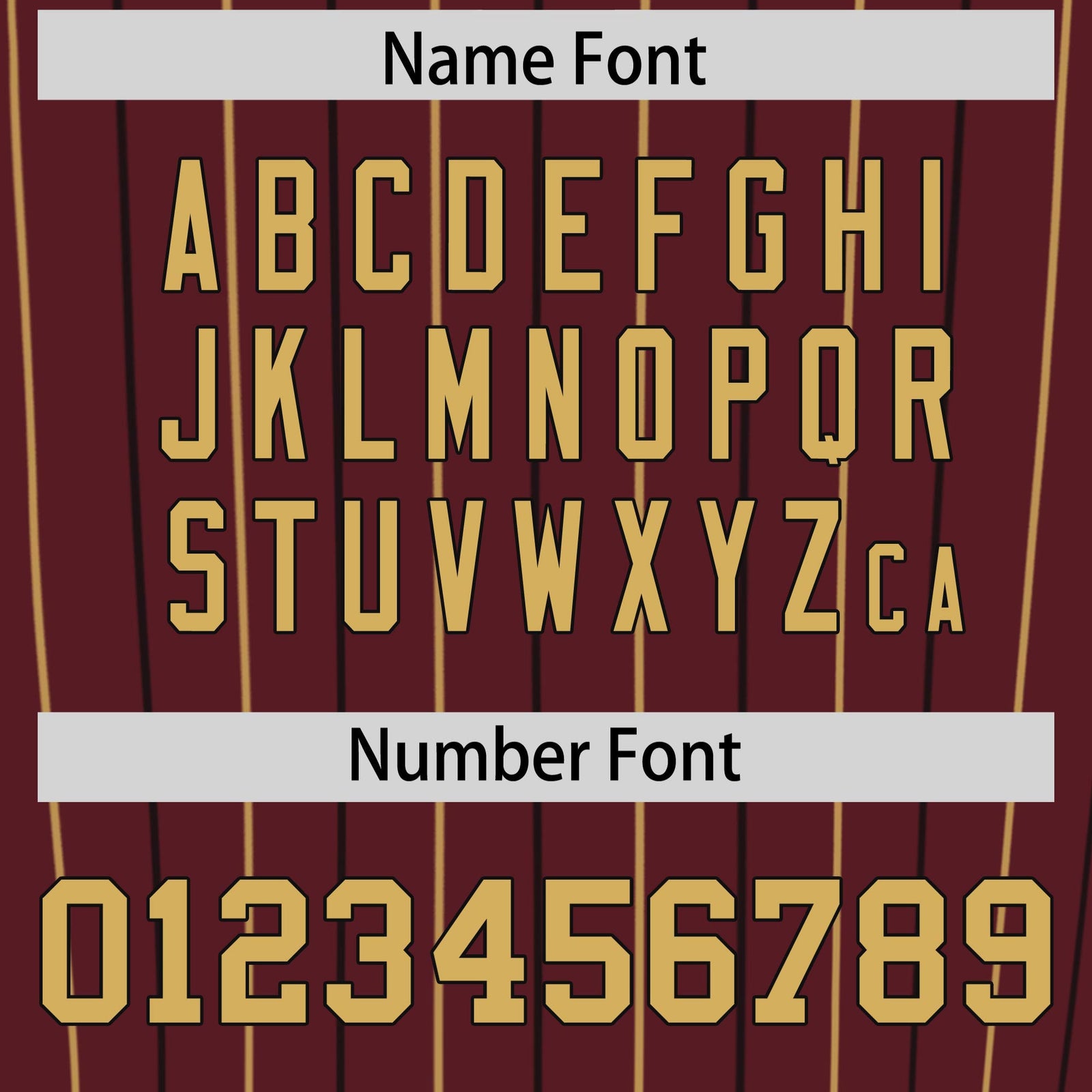 Custom Burgundy Old Gold and Black Bi-Color Stripes Fashion Authentic Baseball Jersey