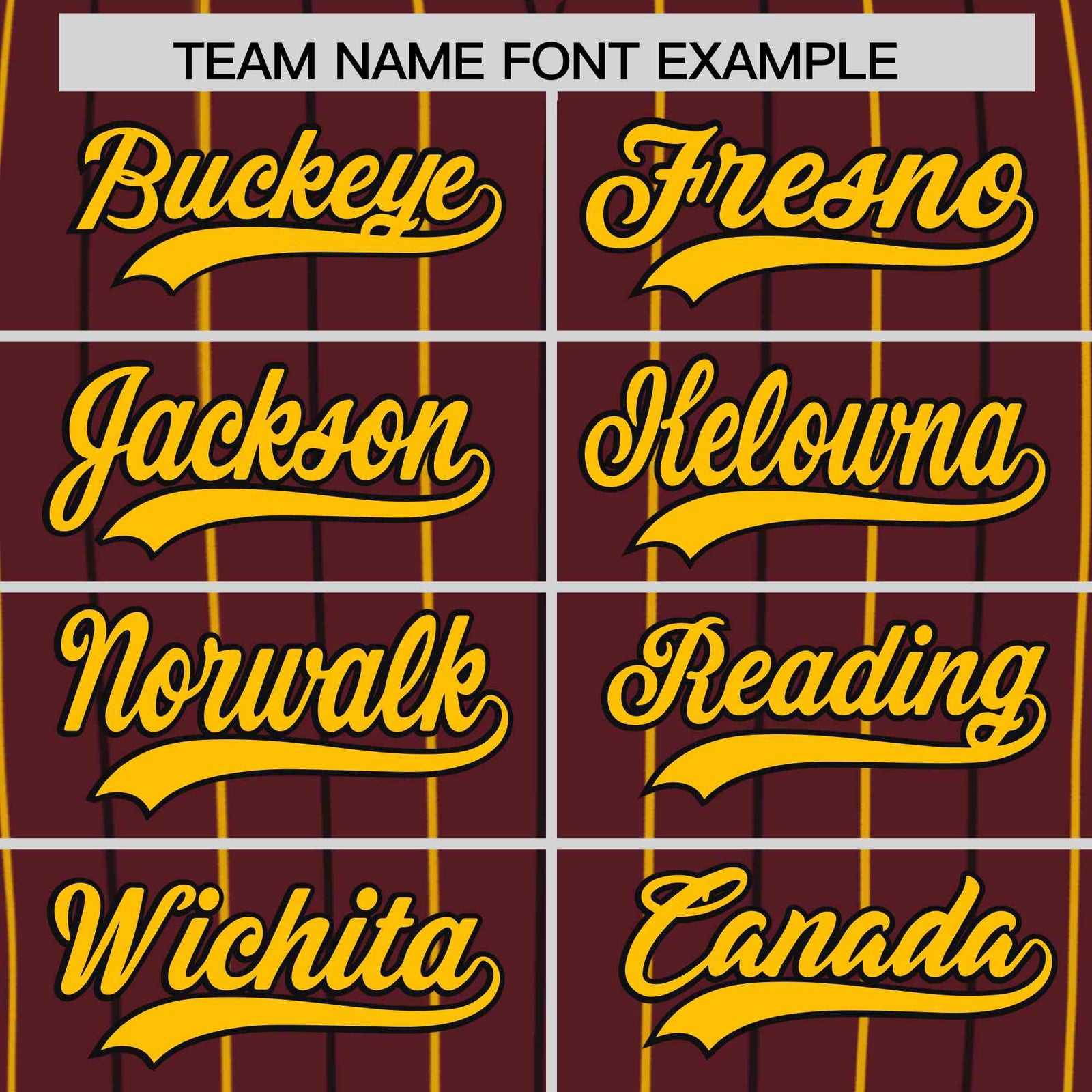 Custom Burgundy Gold and Black Bi-Color Stripes Fashion Authentic Baseball Jersey