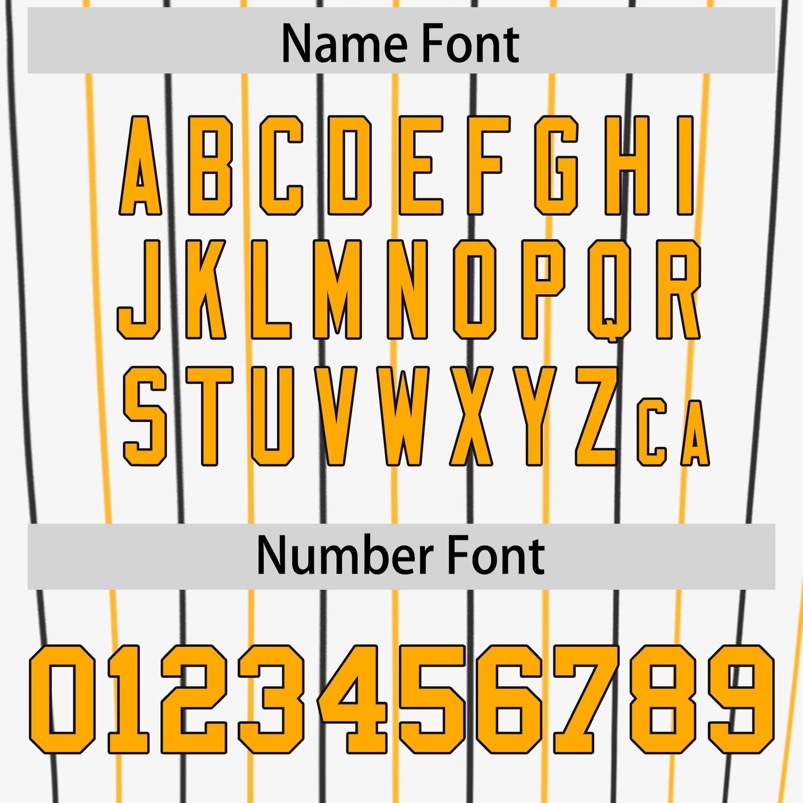 Custom White Yellow and Black Bi-Color Stripes Fashion Authentic Baseball Jersey