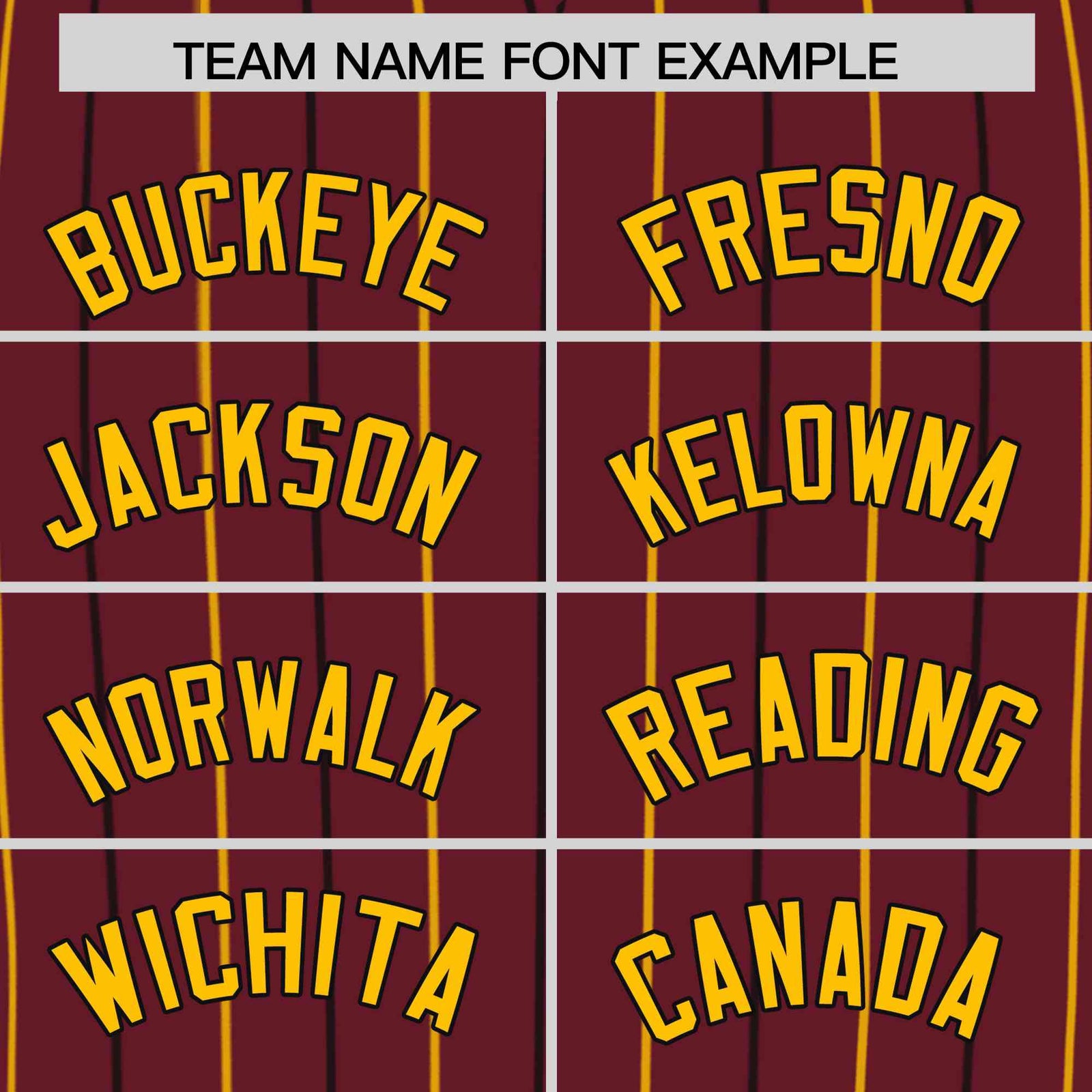 Custom Burgundy Yellow and Black Bi-Color Stripes Fashion Authentic Baseball Jersey