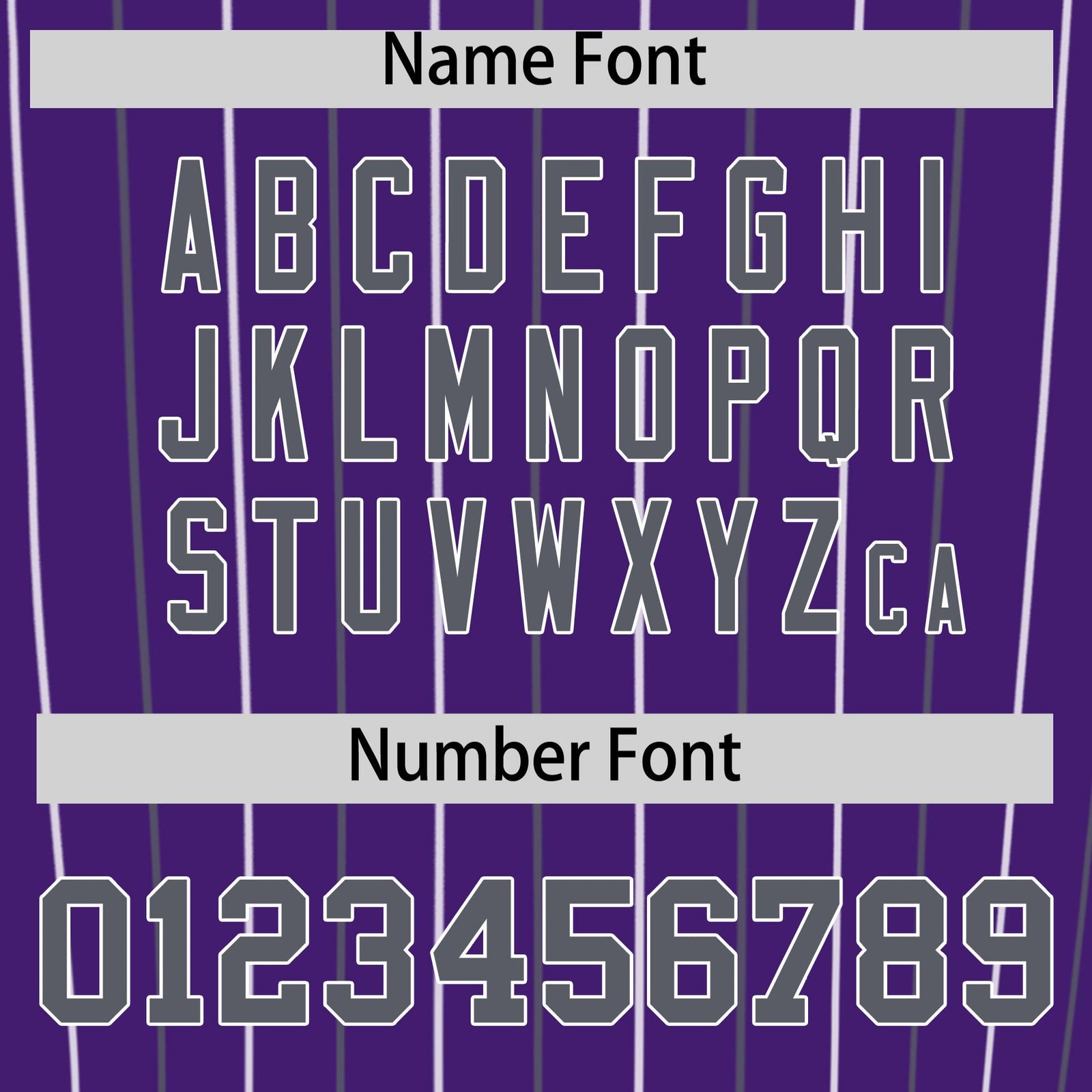 Custom Purple Dark Gray and White Bi-Color Stripes Fashion Authentic Baseball Jersey