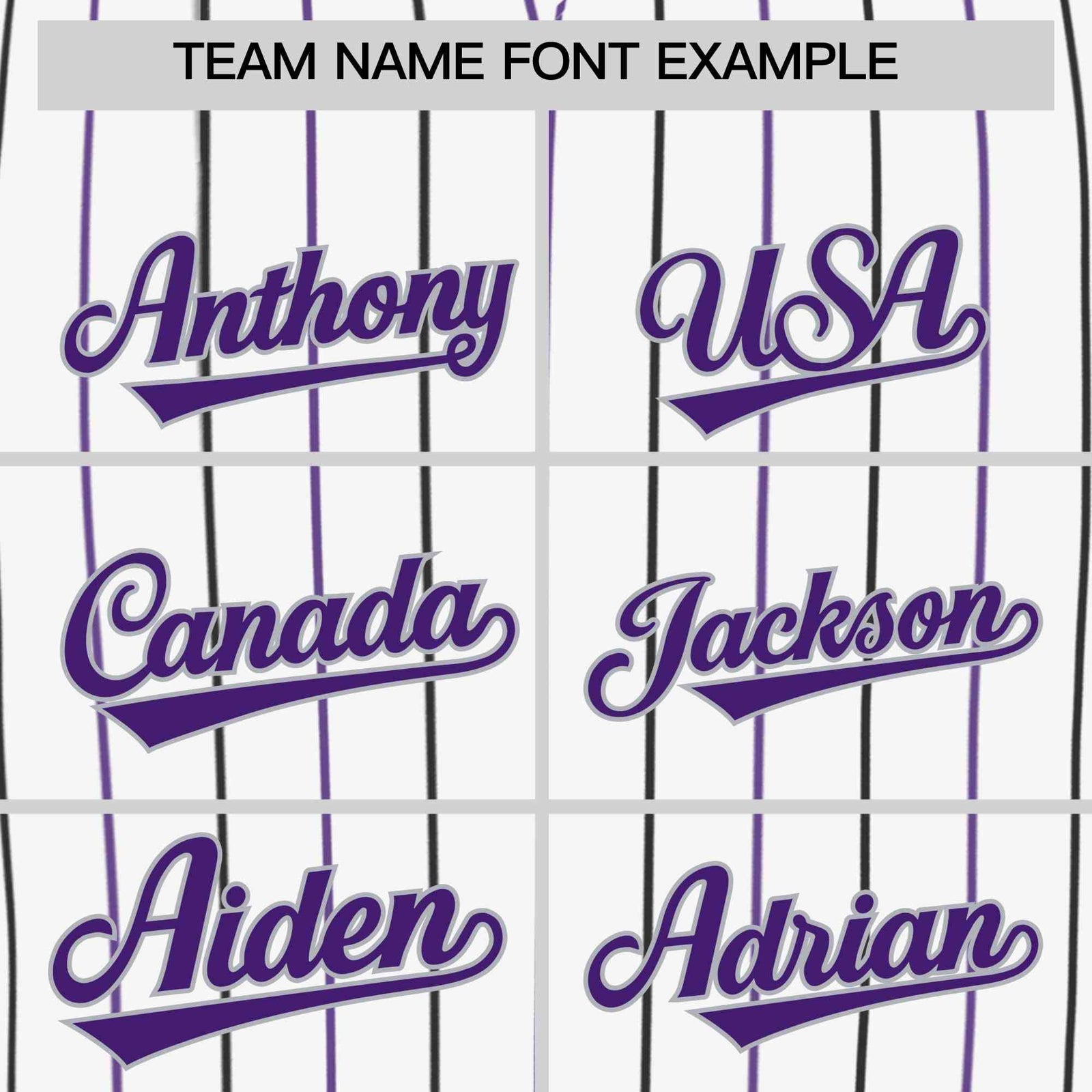 Custom White Purple and Gray Bi-Color Stripes Fashion Authentic Baseball Jersey