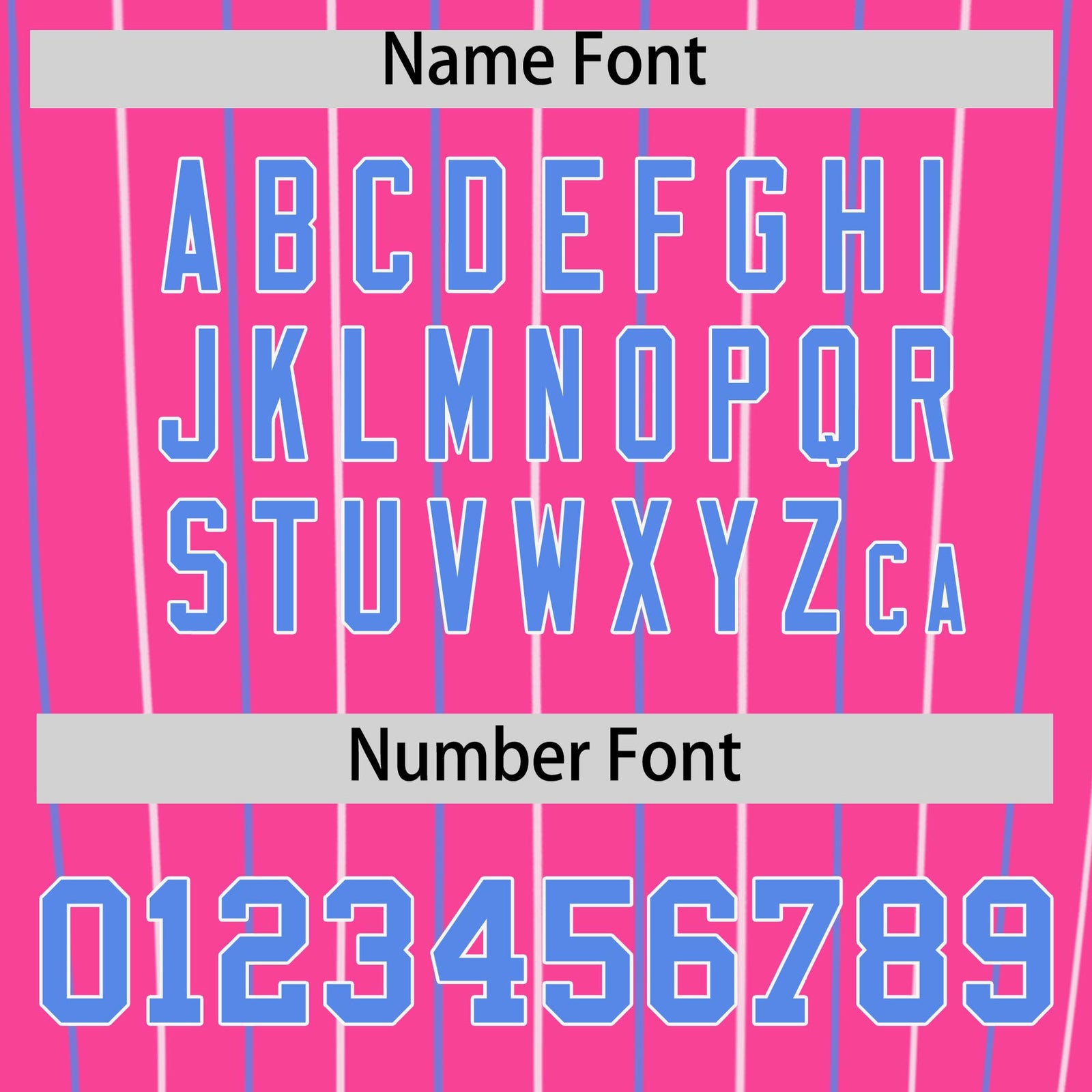 Custom Pink White and Powder Blue Bi-Color Stripes Fashion Authentic Baseball Jersey