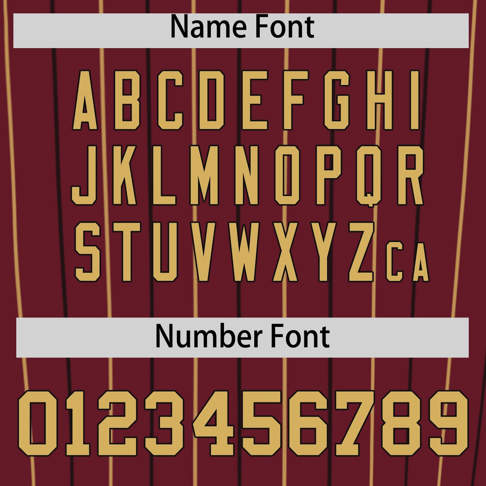 Custom Burgundy Old Gold and Black Bi-Color Stripes Fashion Authentic Baseball Jersey