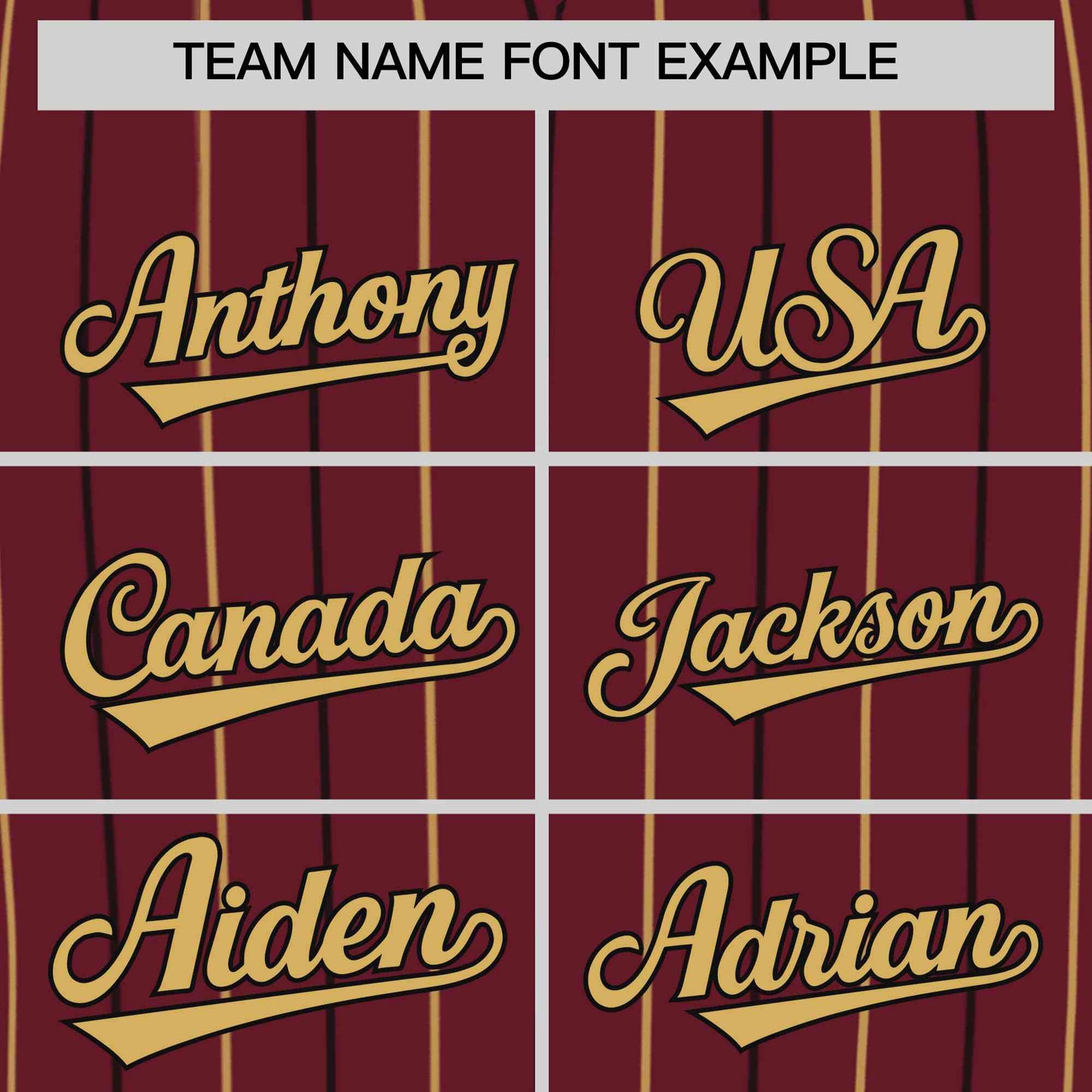 Custom Burgundy Old Gold and Black Bi-Color Stripes Fashion Authentic Baseball Jersey