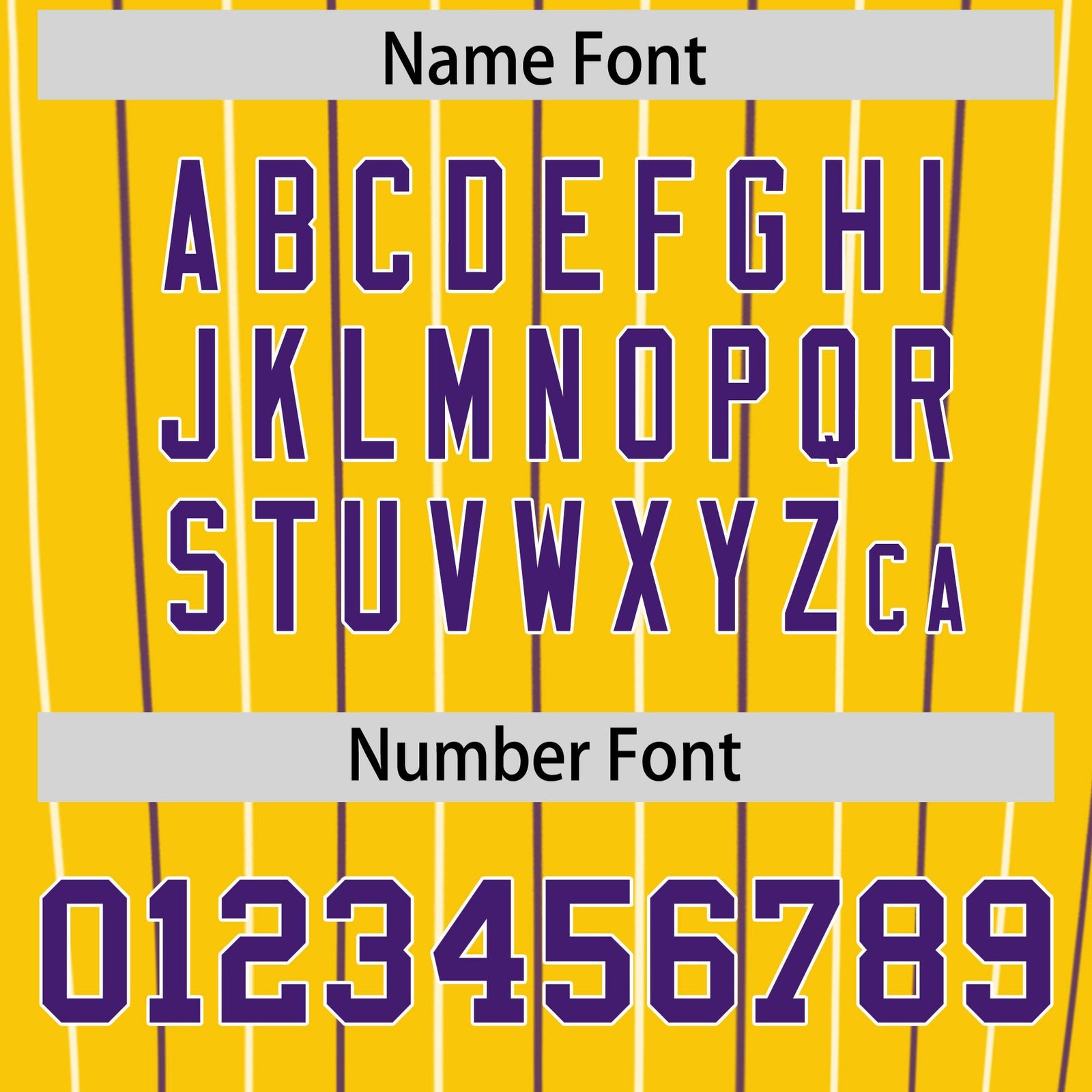 Custom Gold Purple and White Bi-Color Stripes Fashion Authentic Baseball Jersey