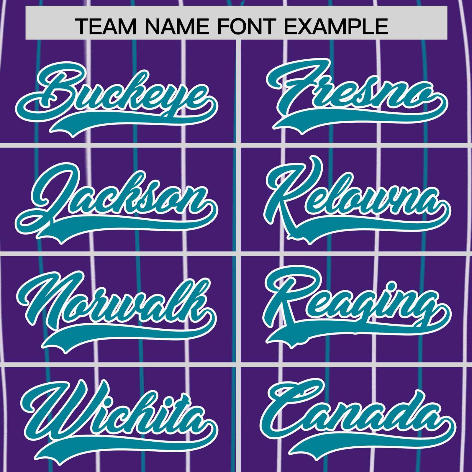 Custom Purple Teal and White Bi-Color Stripes Fashion Authentic Baseball Jersey