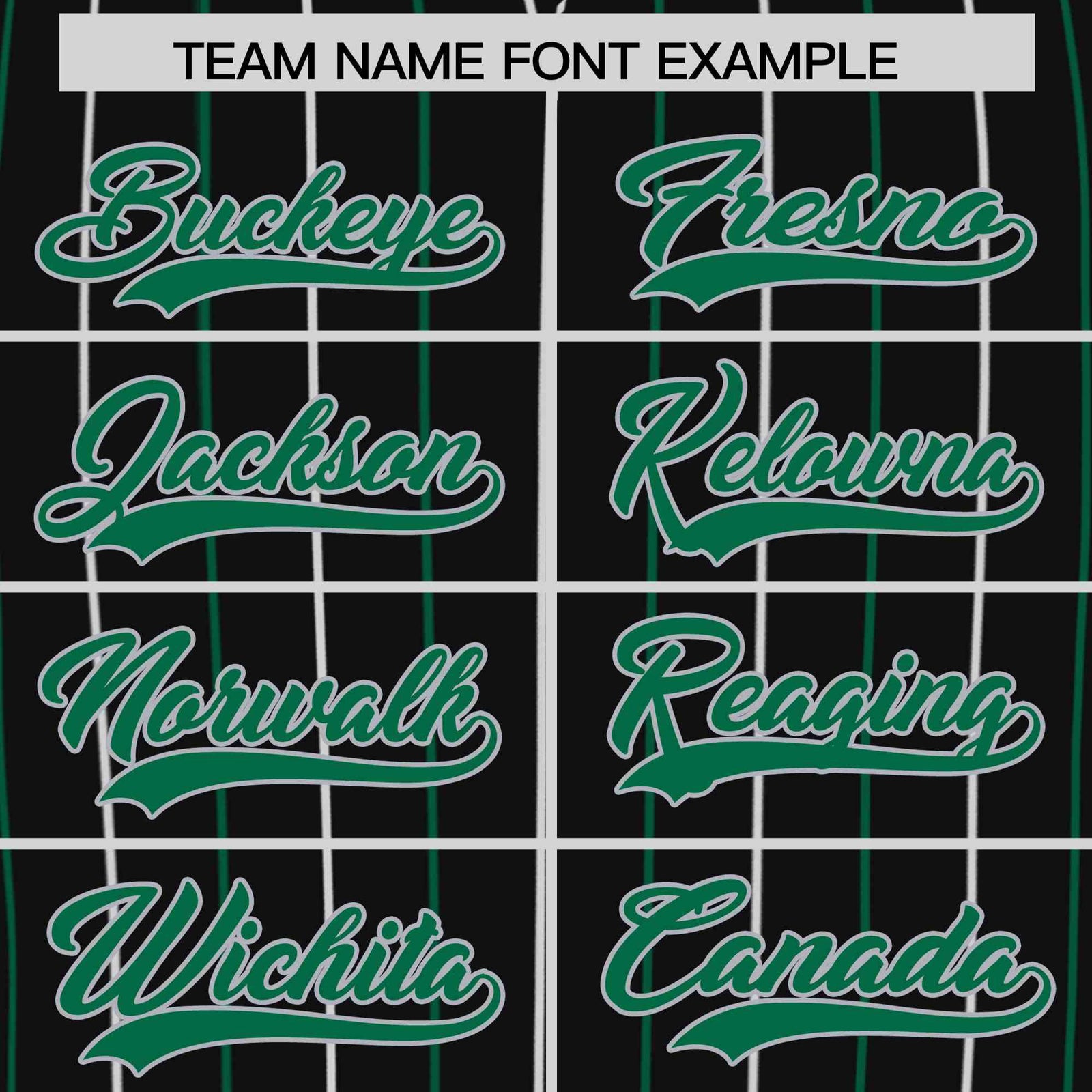 Custom Black Kelly Green and Gray Bi-Color Stripes Fashion Authentic Baseball Jersey
