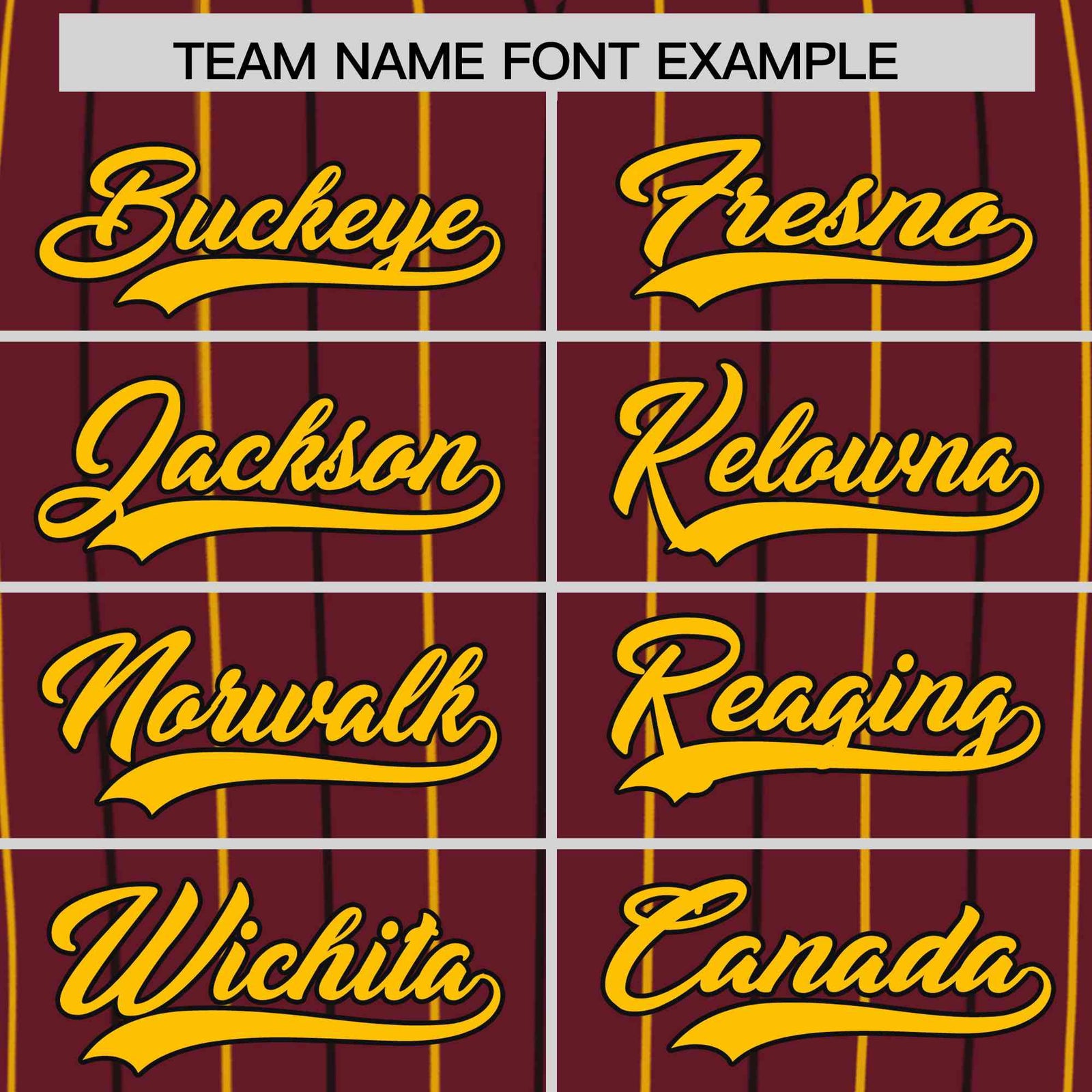 Custom Burgundy Yellow and Black Bi-Color Stripes Fashion Authentic Baseball Jersey