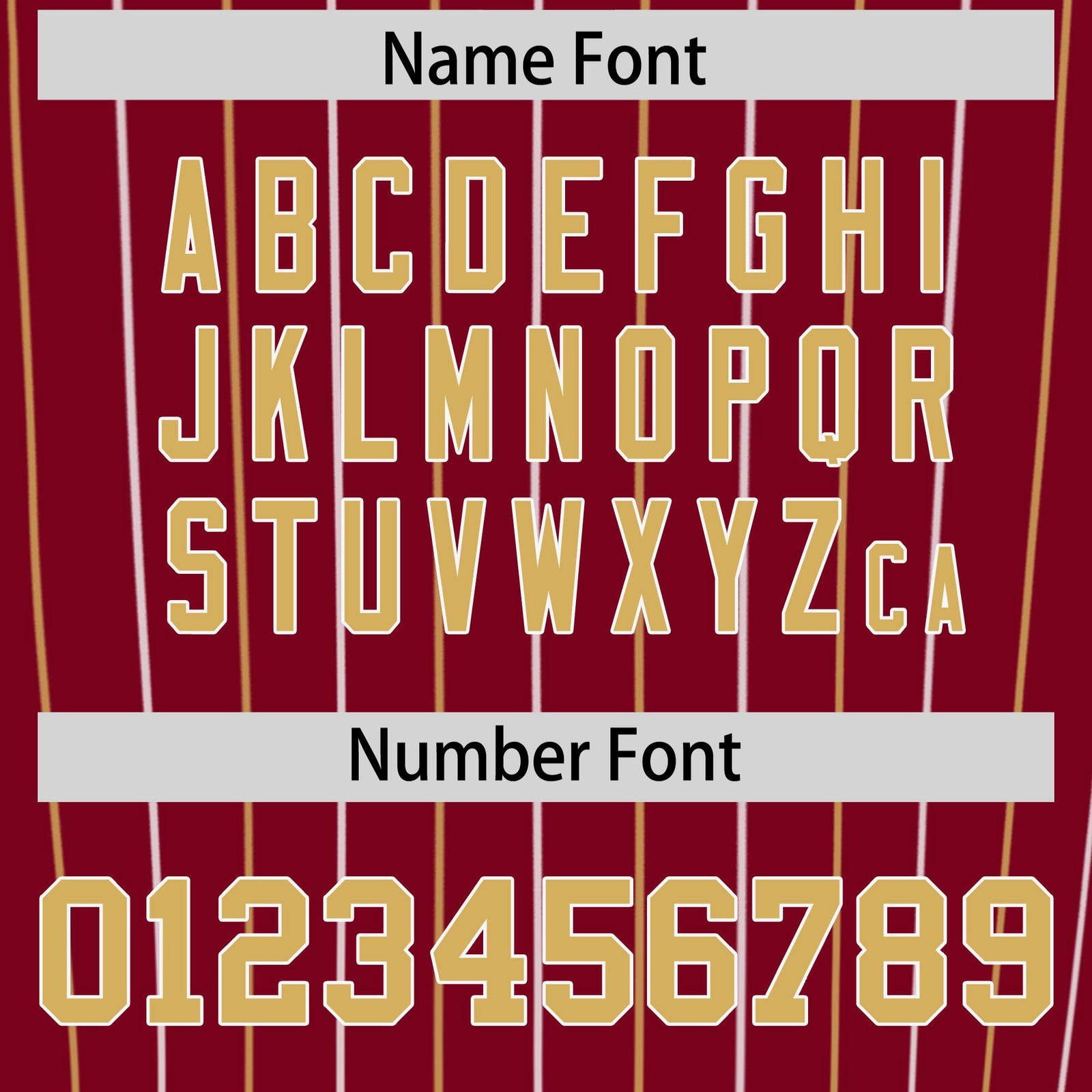 Custom Crimson Old Gold and White Bi-Color Stripes Fashion Authentic Baseball Jersey