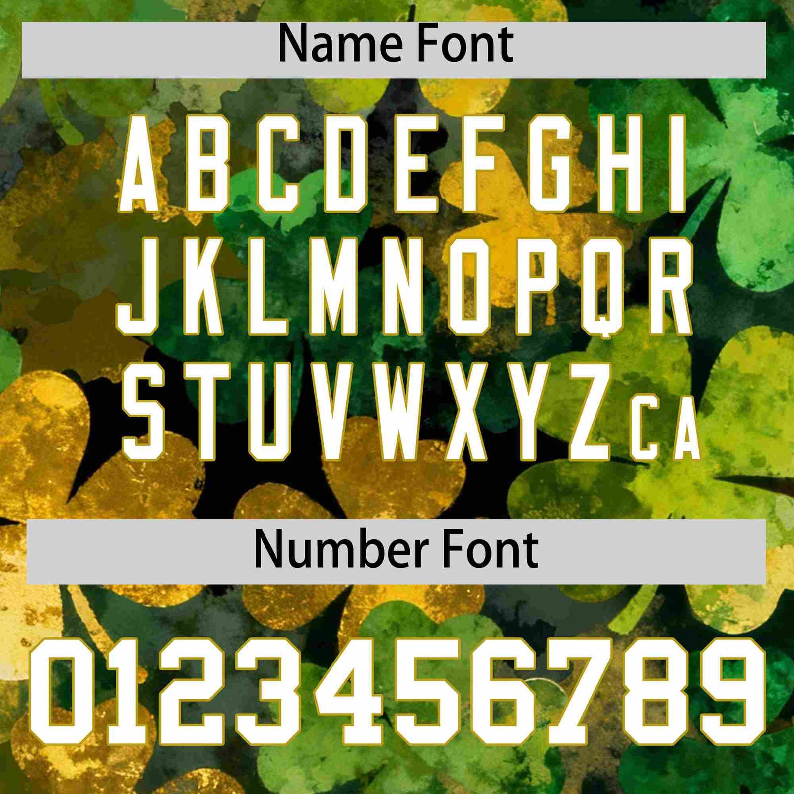 Custom Black White St.Patrick's Day Personalized Four Leaf Clover Pattern Baseball Jersey| KXKSHOP