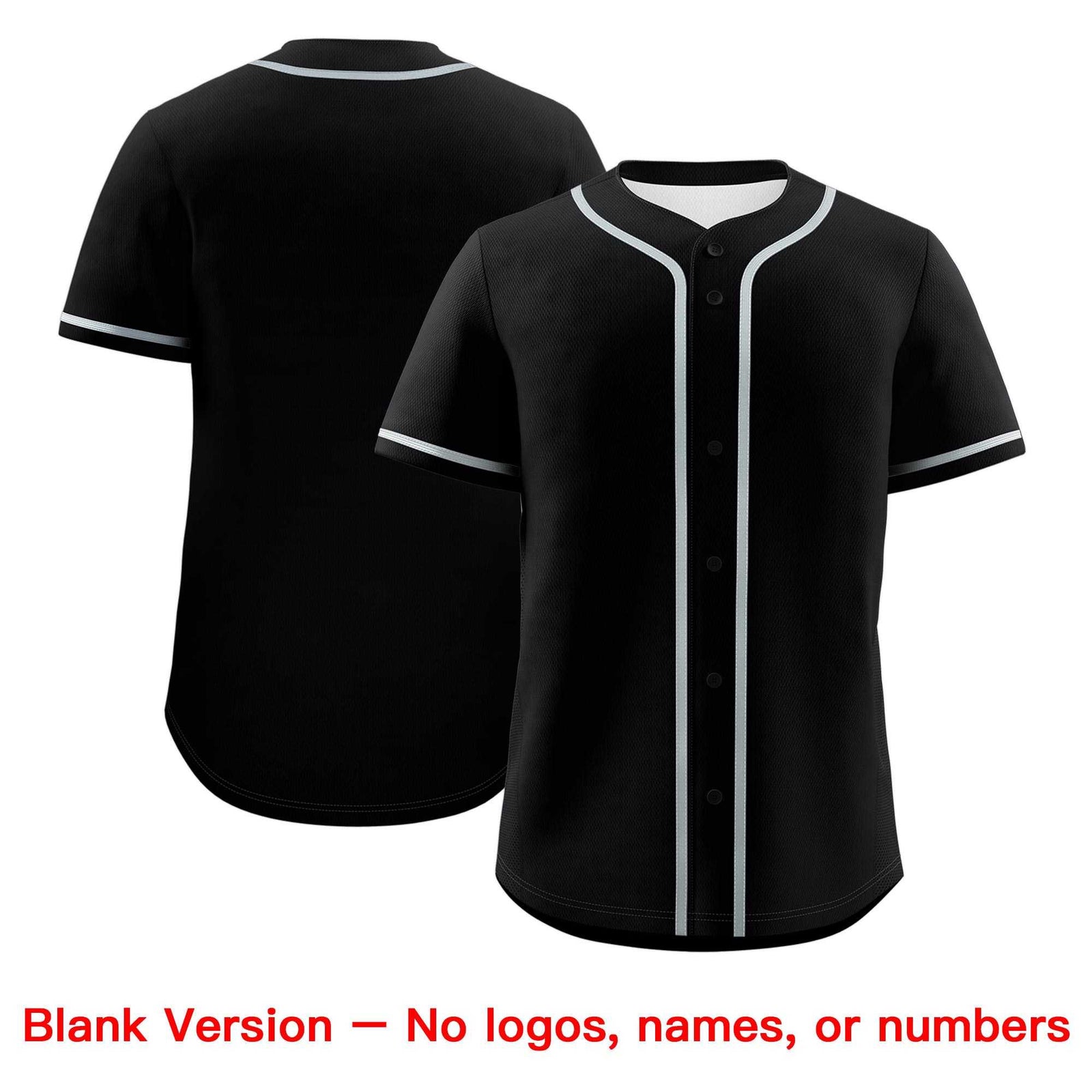 Custom Black Gray Classic Style Authentic Baseball Jersey