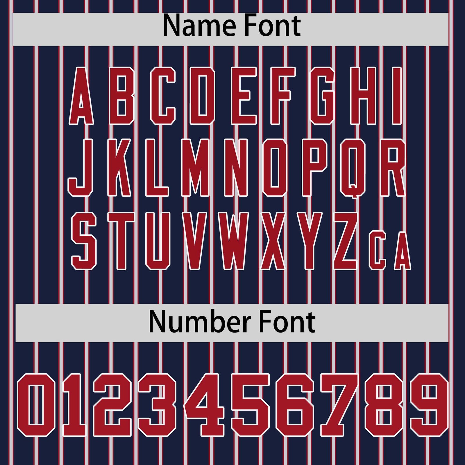 Custom Navy White Tricolor Stripe Fashion Authentic Baseball Jersey