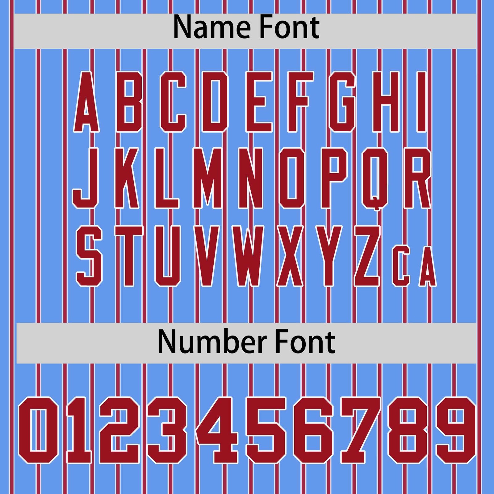 Custom Powder Blue White Tricolor Stripe Fashion Authentic Baseball Jersey