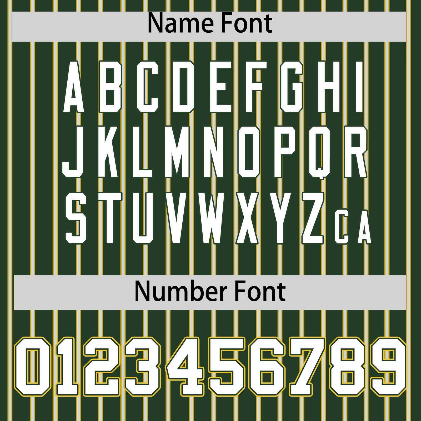 Custom Green Gold Tricolor Stripe Fashion Authentic Baseball Jersey