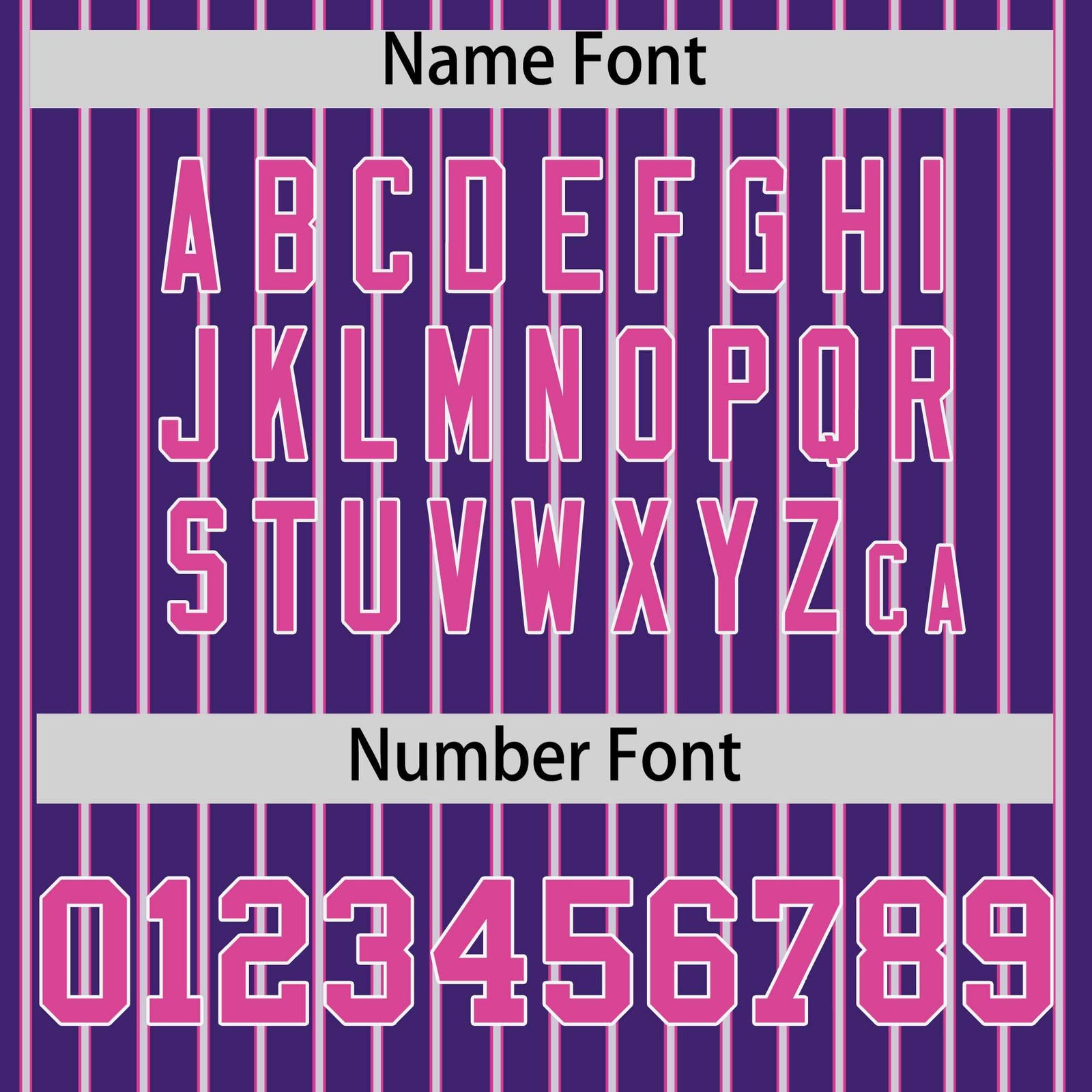 Custom Purple White Tricolor Stripe Fashion Authentic Baseball Jersey