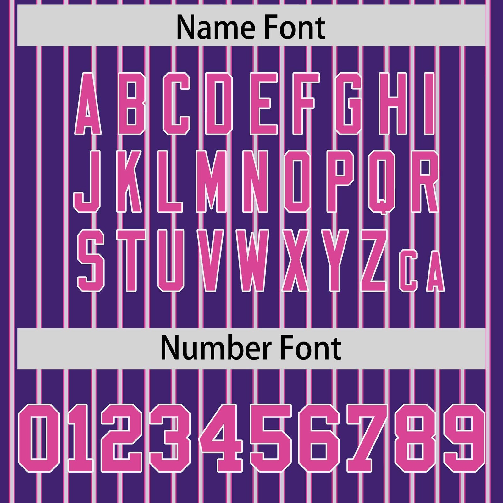 Custom Purple White Tricolor Stripe Fashion Authentic Baseball Jersey