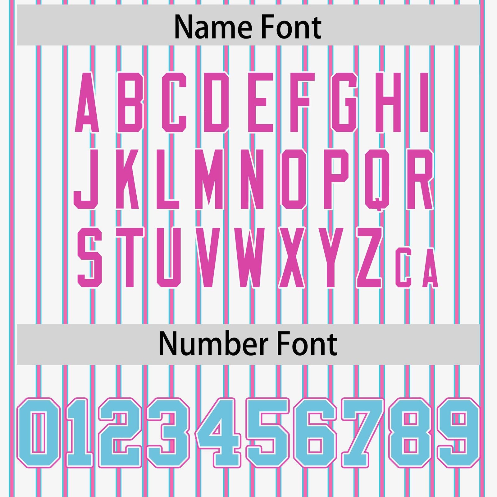 Custom White Sky Blue Tricolor Stripe Fashion Authentic Baseball Jersey