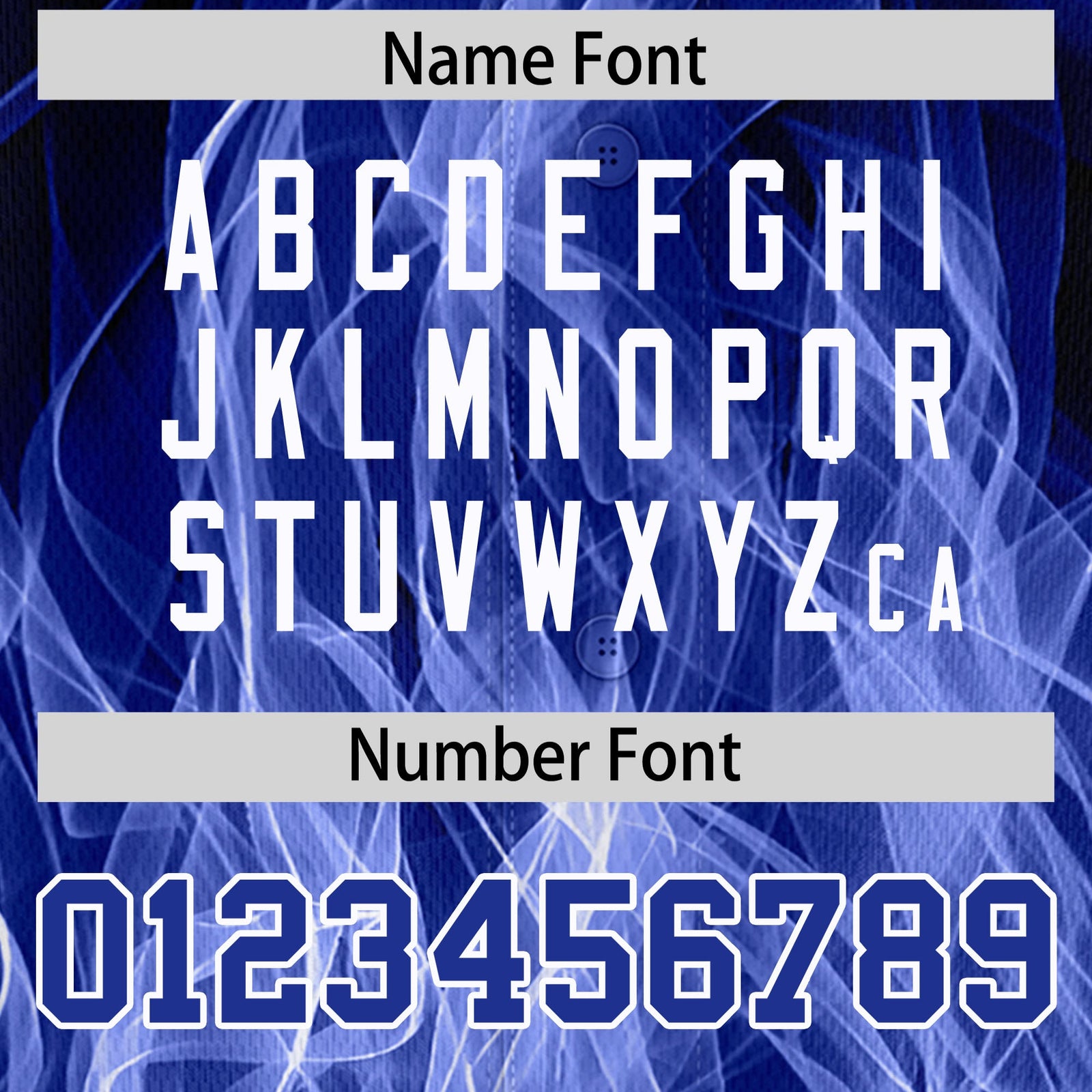 Custom Black Royal Blue White Flame Graffiti Pattern Personalization Baseball Jersey| KXKSHOP