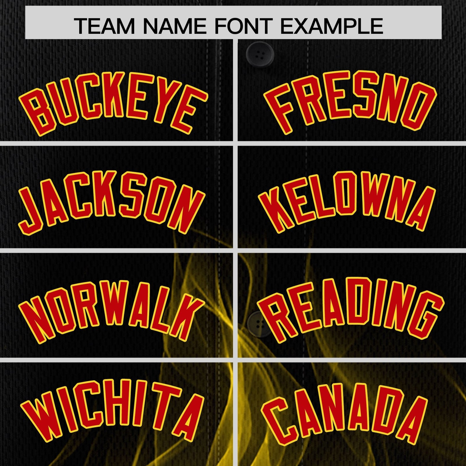 Custom Black Red Gold Flame Graffiti Pattern Personalization Baseball Jersey| KXKSHOP