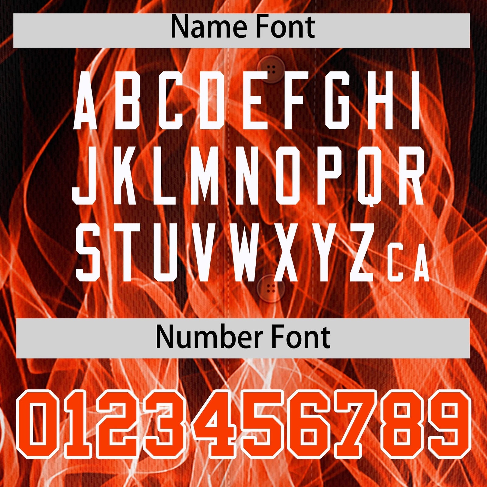 Custom Black Orange White Flame Graffiti Pattern Personalization Baseball Jersey| KXKSHOP