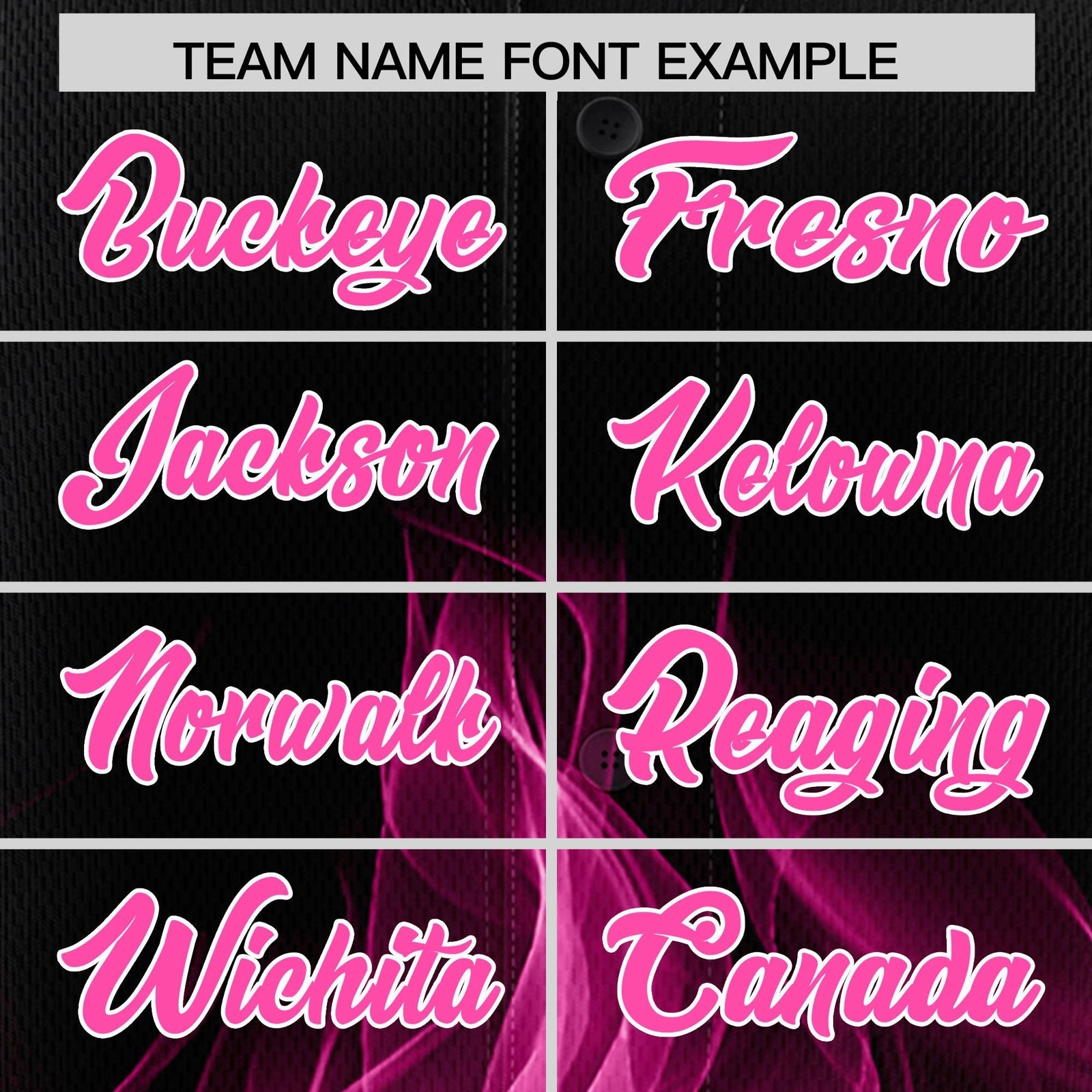 Custom Black Pink White Flame Graffiti Pattern Personalization Baseball Jersey| KXKSHOP