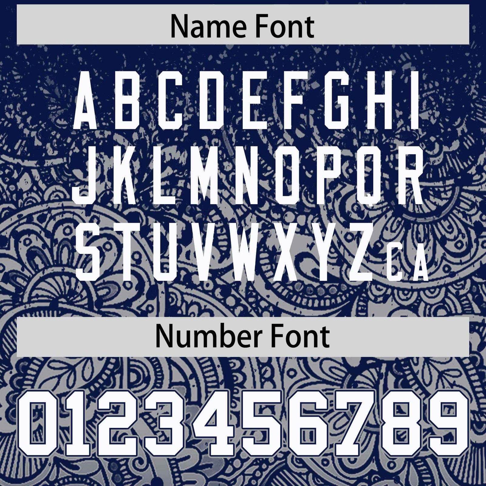 Custom Navy Gray Floral Print Pattern Full Button Gradient Fashion Baseball Jersey