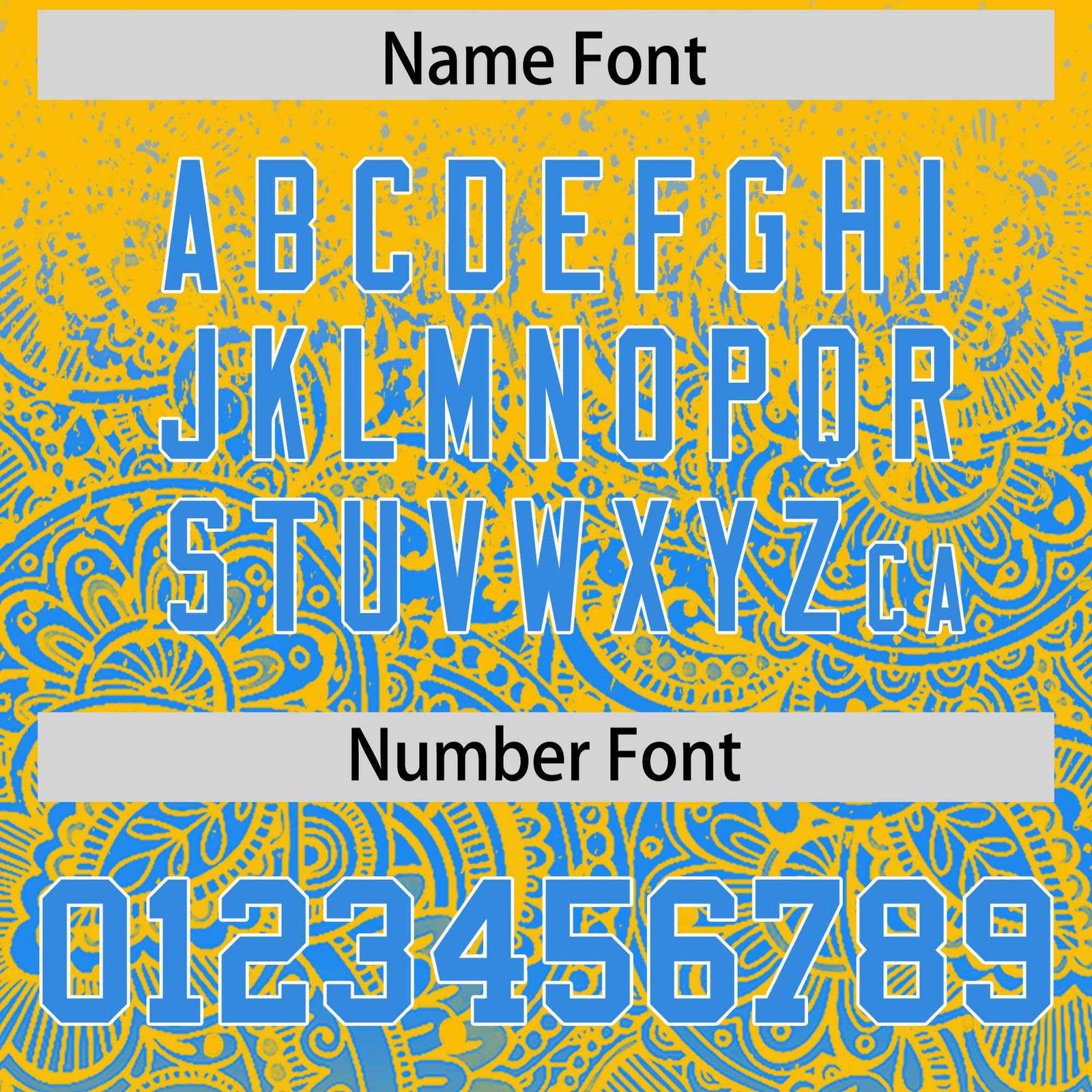 Custom Yellow Light Blue Floral Print Pattern Full Button Gradient Fashion Baseball Jersey