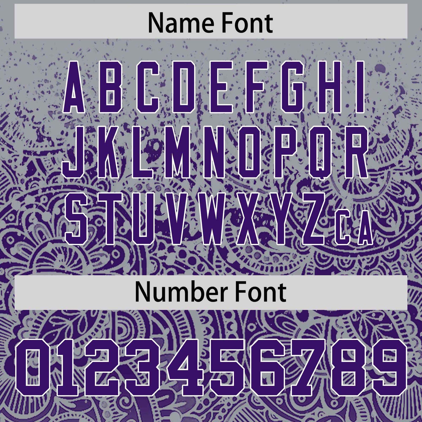 Custom Gray Purple Floral Print Pattern Full Button Gradient Fashion Baseball Jersey