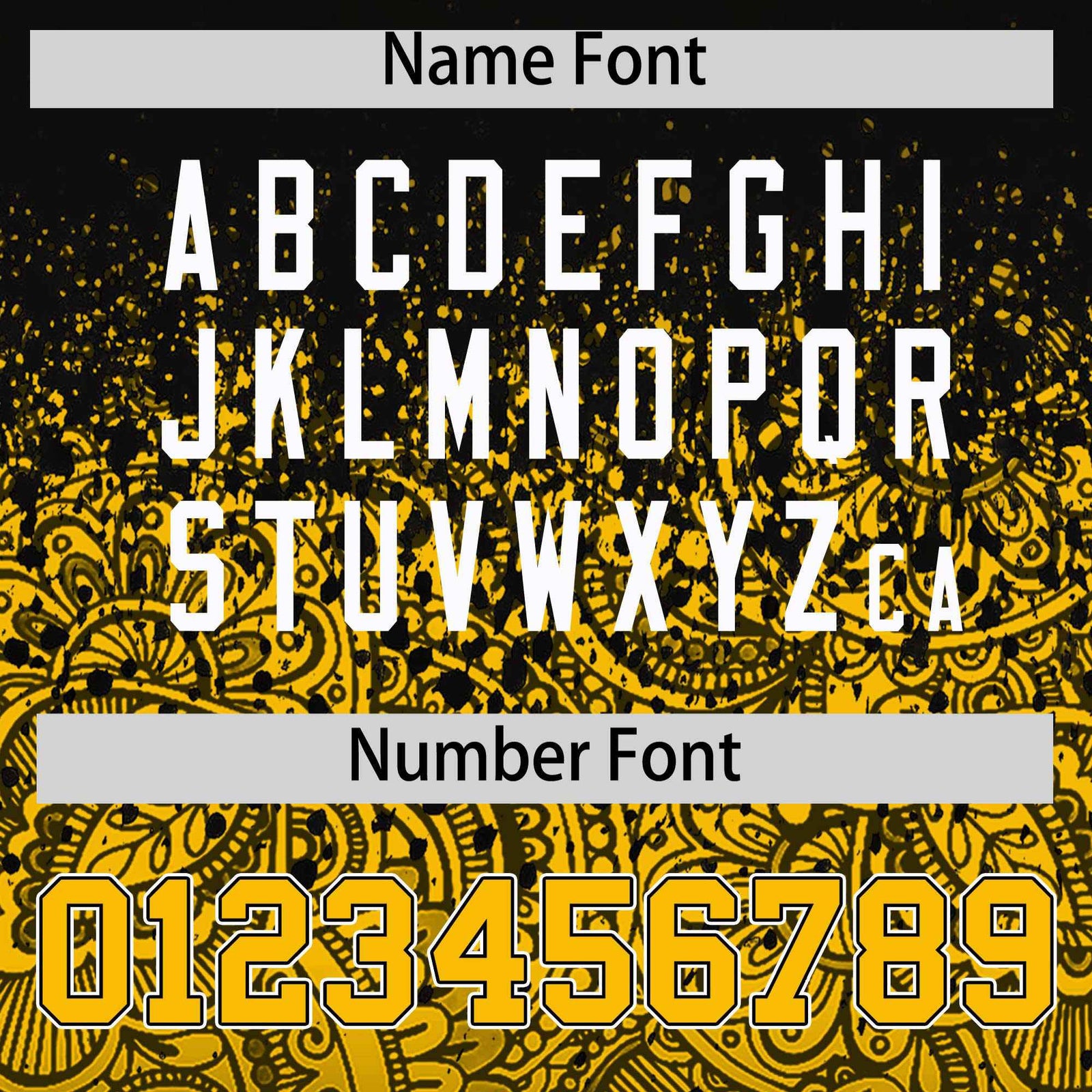 Custom Black Yellow Floral Print Pattern Full Button Gradient Fashion Baseball Jersey