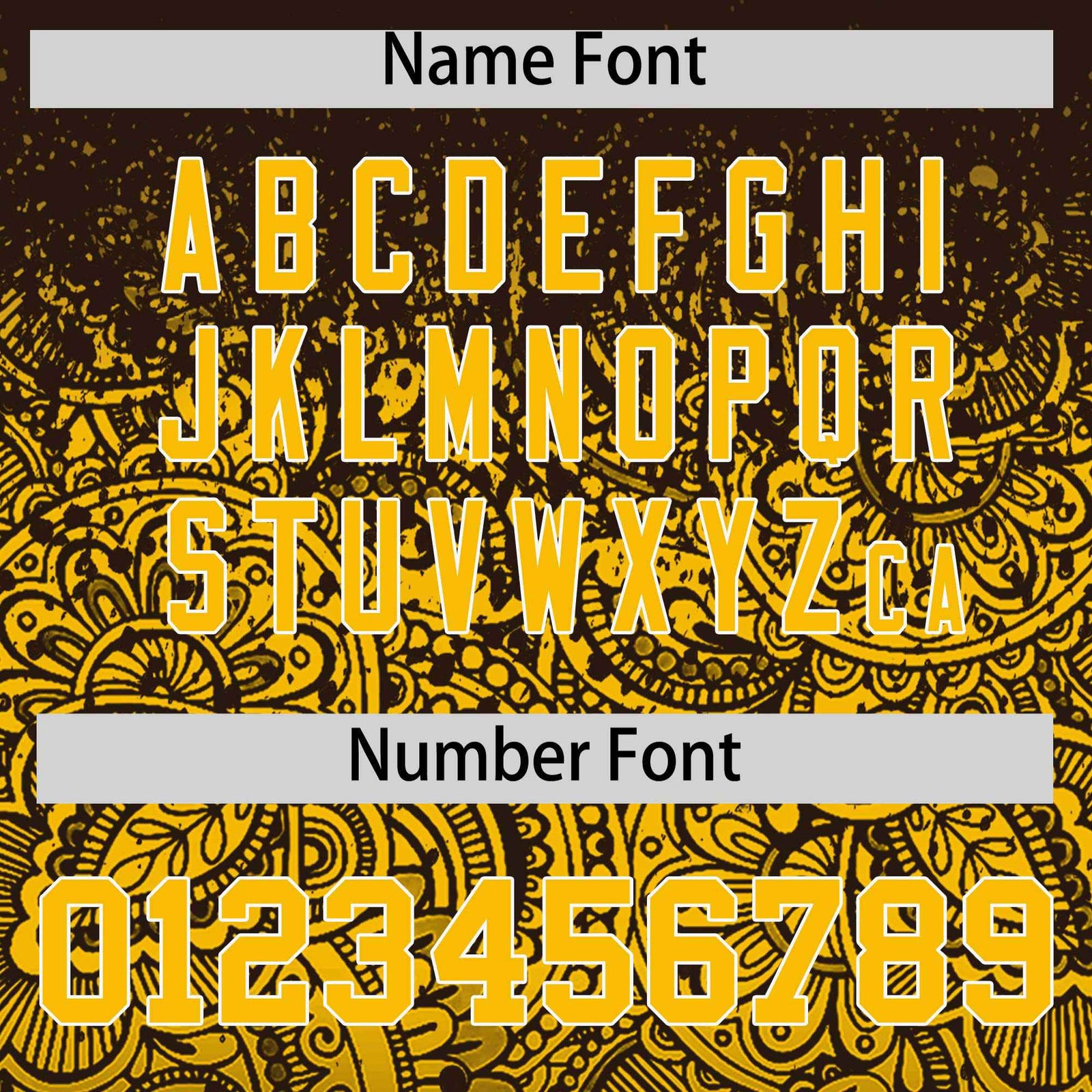 Custom Brown Yellow Floral Print Pattern Full Button Gradient Fashion Baseball Jersey