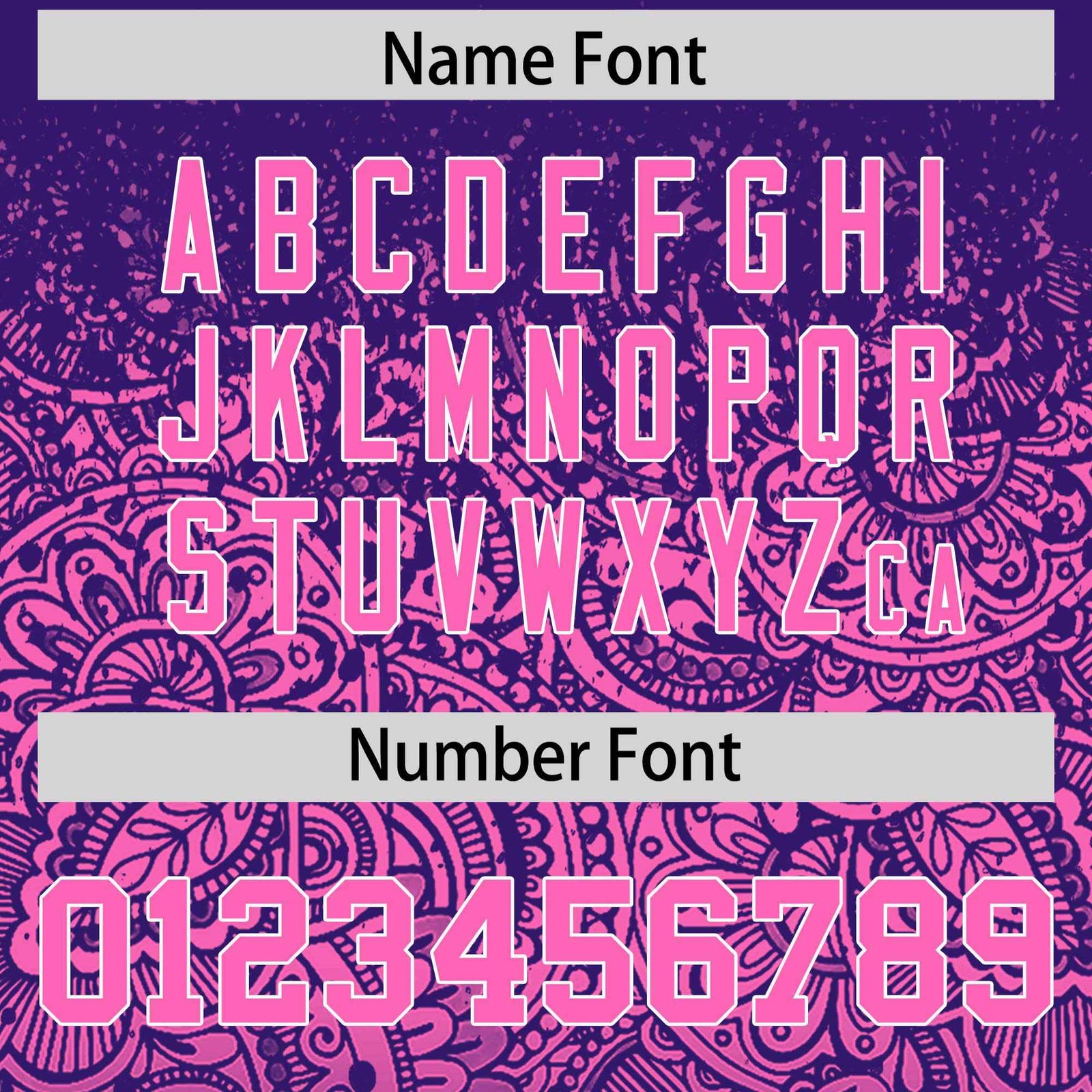 Custom Purple Pink Floral Print Pattern Full Button Gradient Fashion Baseball Jersey