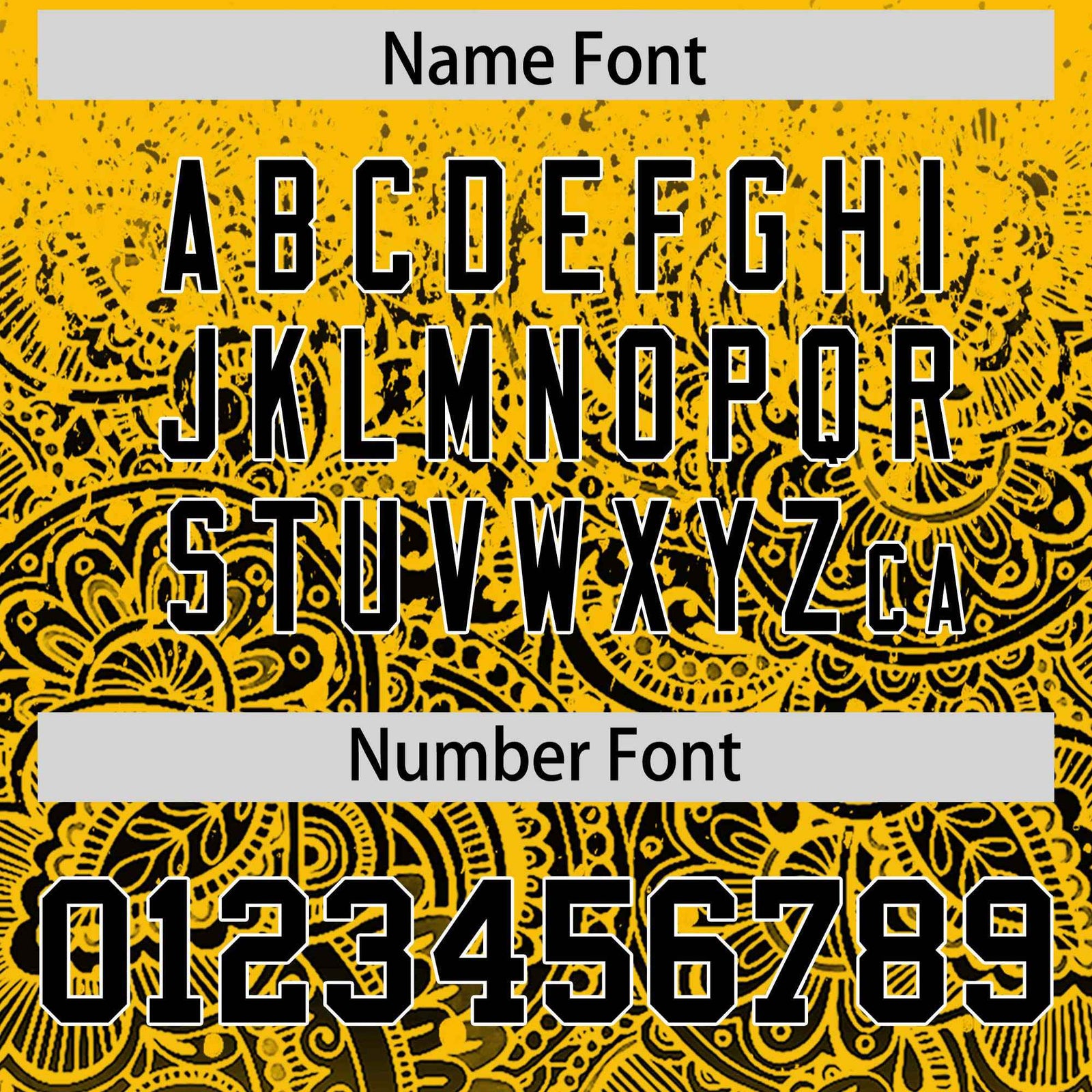 Custom Yellow Black Floral Print Pattern Full Button Gradient Fashion Baseball Jersey